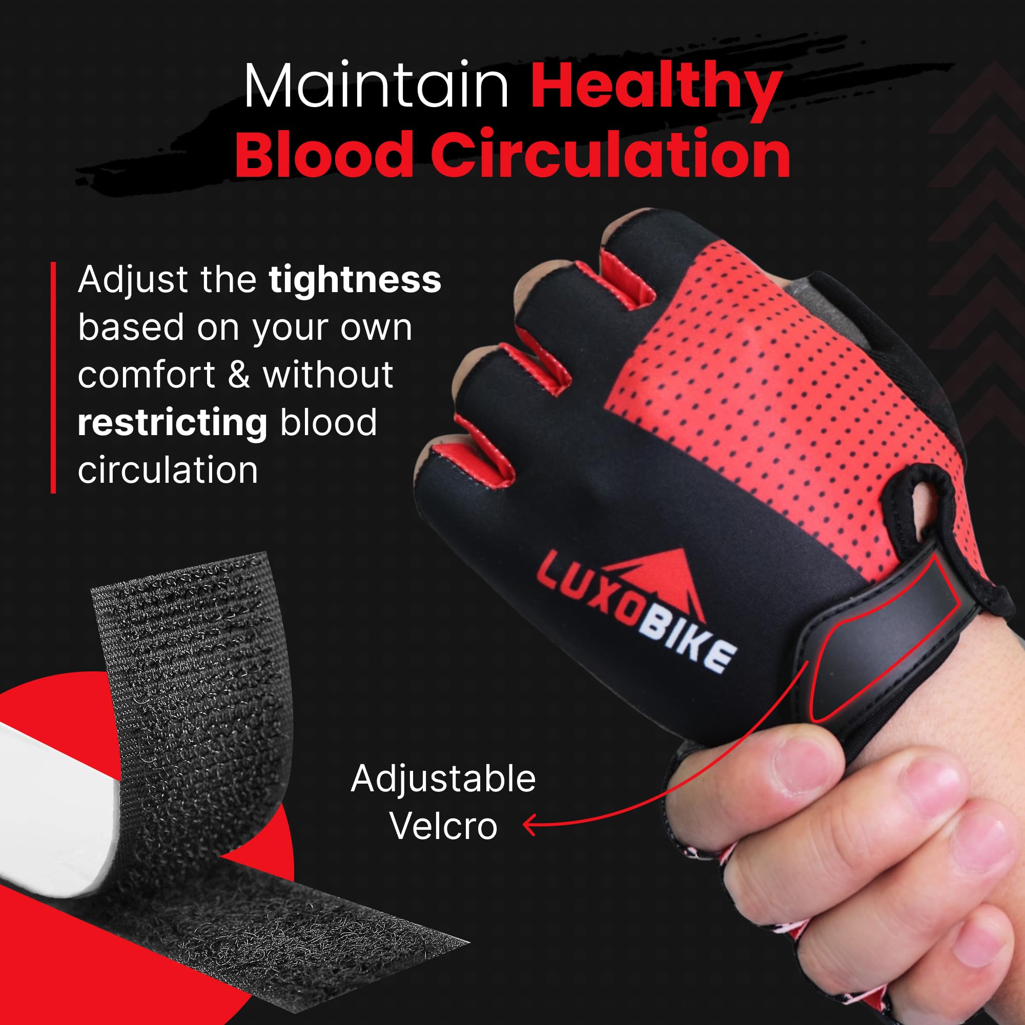 Cycling Gloves - Anti-Slip Shock Absorbing for Men & Women | Mountain Bike & Sports Use