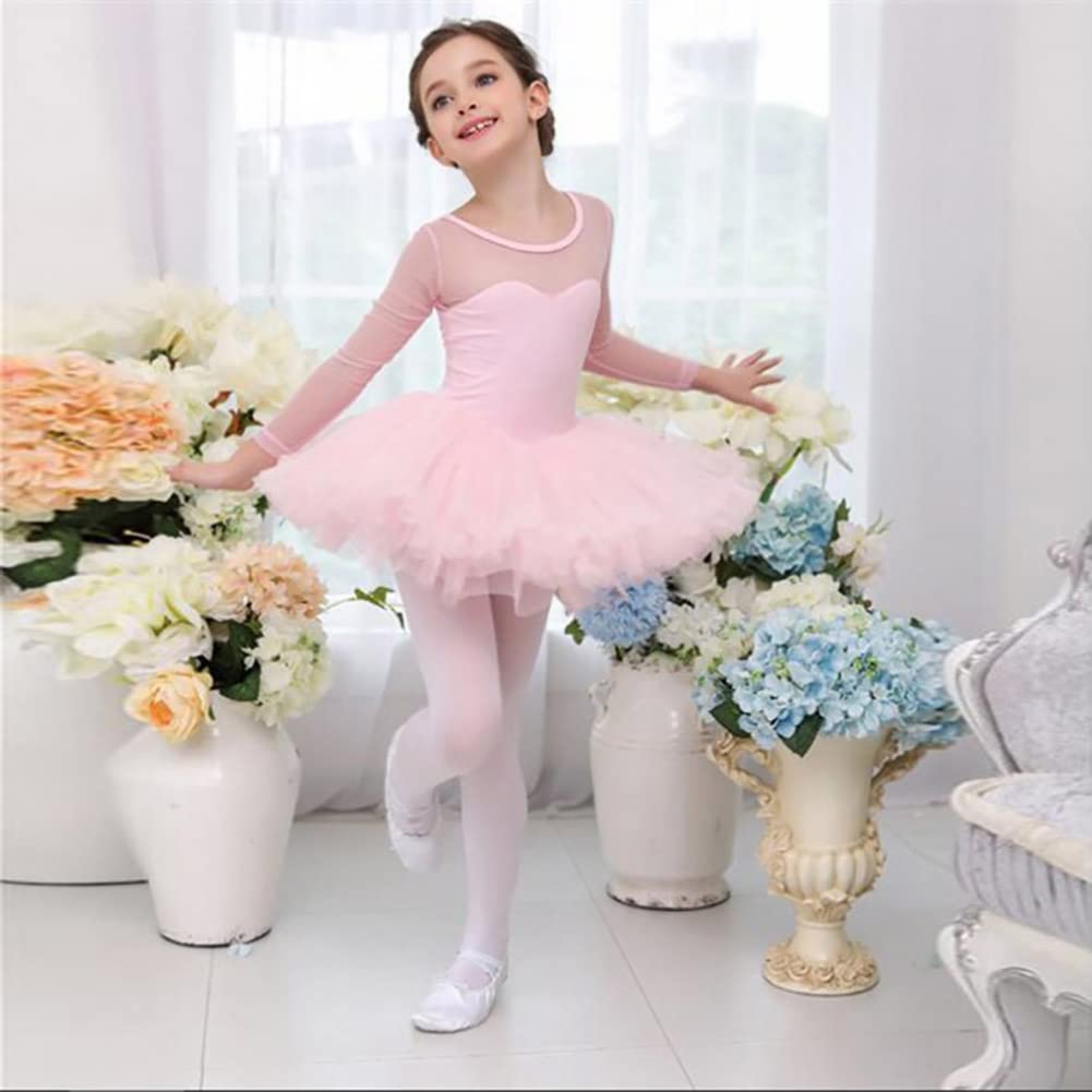 Girls Ballet Dance Outfit - Long Sleeve Leotard with Tutu Skirt for Ballet, Gymnastics & Performance | Perfect for Recitals, Dance Classes & Special Occasions