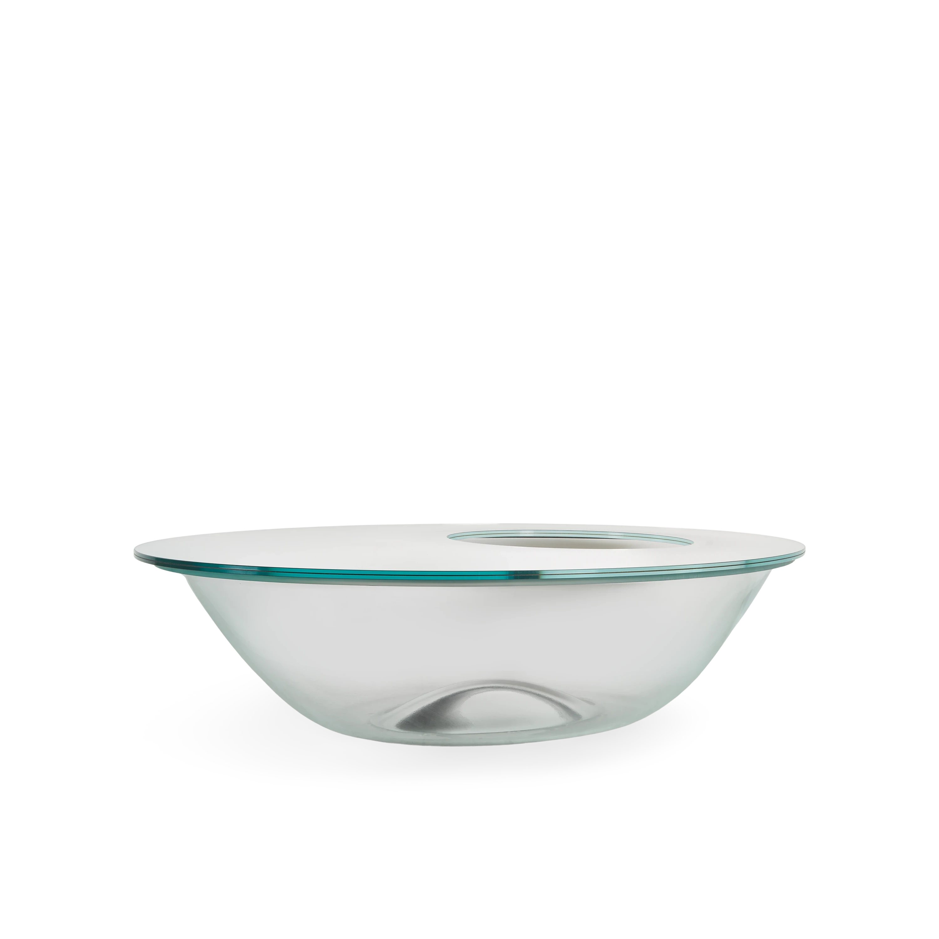Modern Nacre Coffee Table with Unique Hole Design - Stylish Living Room Furniture for Small Spaces & Home Decor