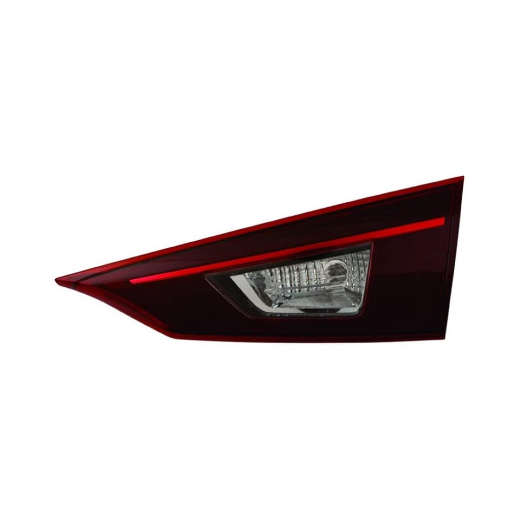 OEM Tail Light Assembly for Mazda 3 2014-2018 Sedan - Passenger Side Inner Replacement (Fits MA2803112, B45A513F0, 191275516249) | Perfect for Night Driving & Enhanced Vehicle Safety