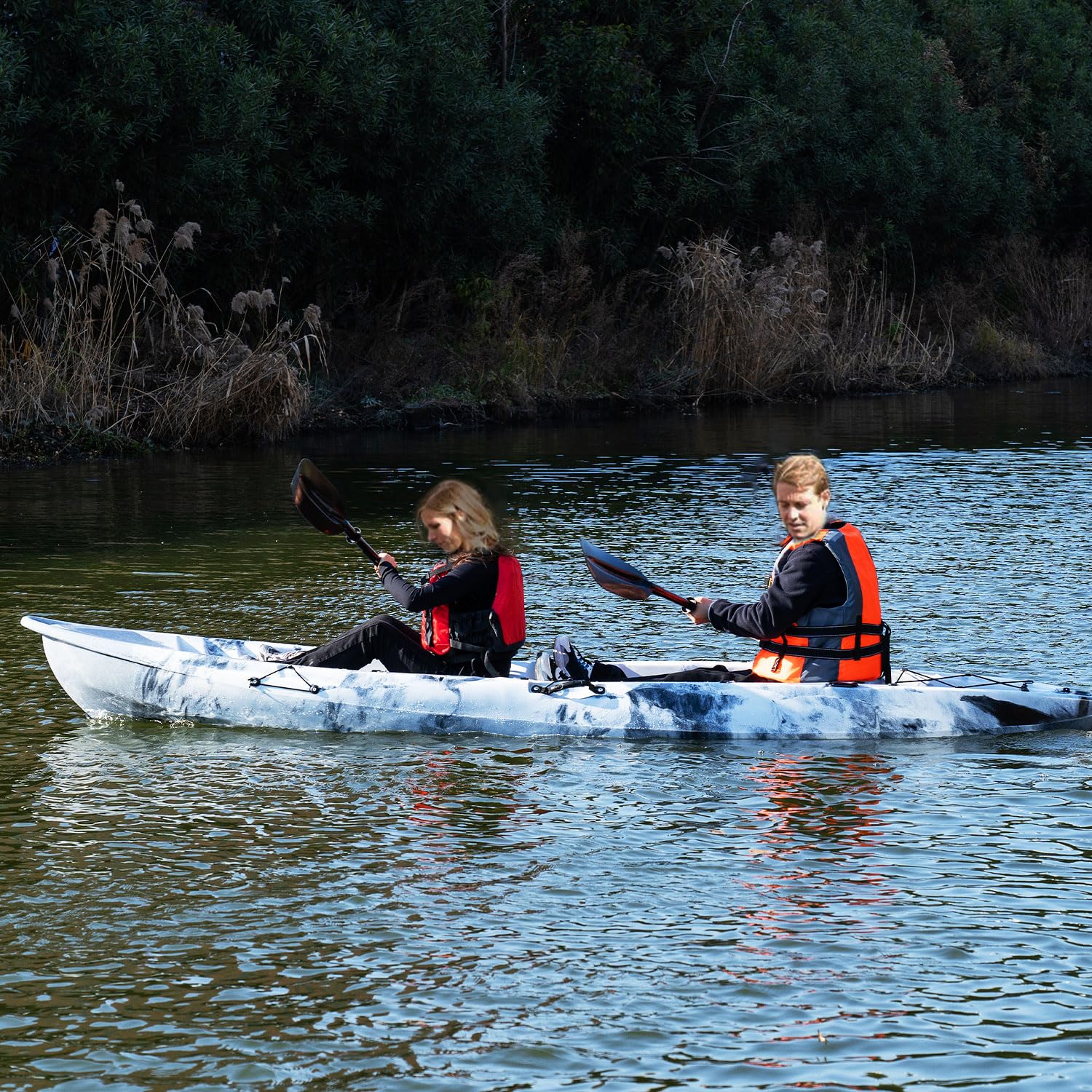 Garvee Kayak - Lightweight & Durable Fishing Kayak for Adults - Perfect for Lakes, Rivers & Ocean Adventures