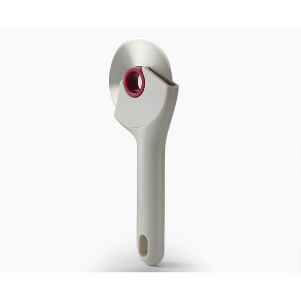 Joseph Joseph Ringo Pizza Cutter Wheel with Stone Base - Premium Stainless Steel Blade for Cutting Pizza, Pies & Dough - Perfect for Home Kitchens & Pizza Parties