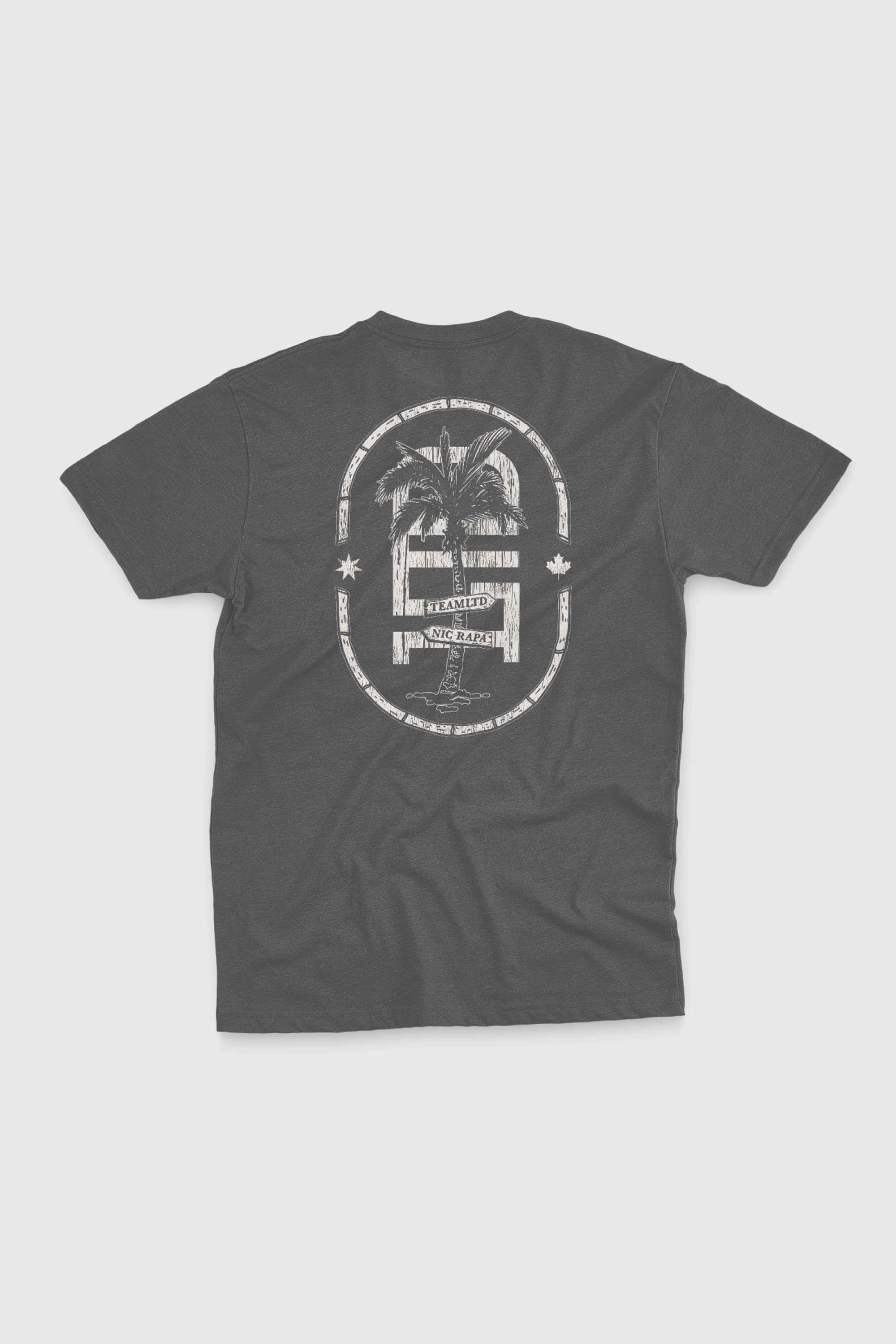 Rapa Tee Heather Charcoal - Soft & Comfortable Men's T-Shirt for Casual Wear & Everyday Outfits