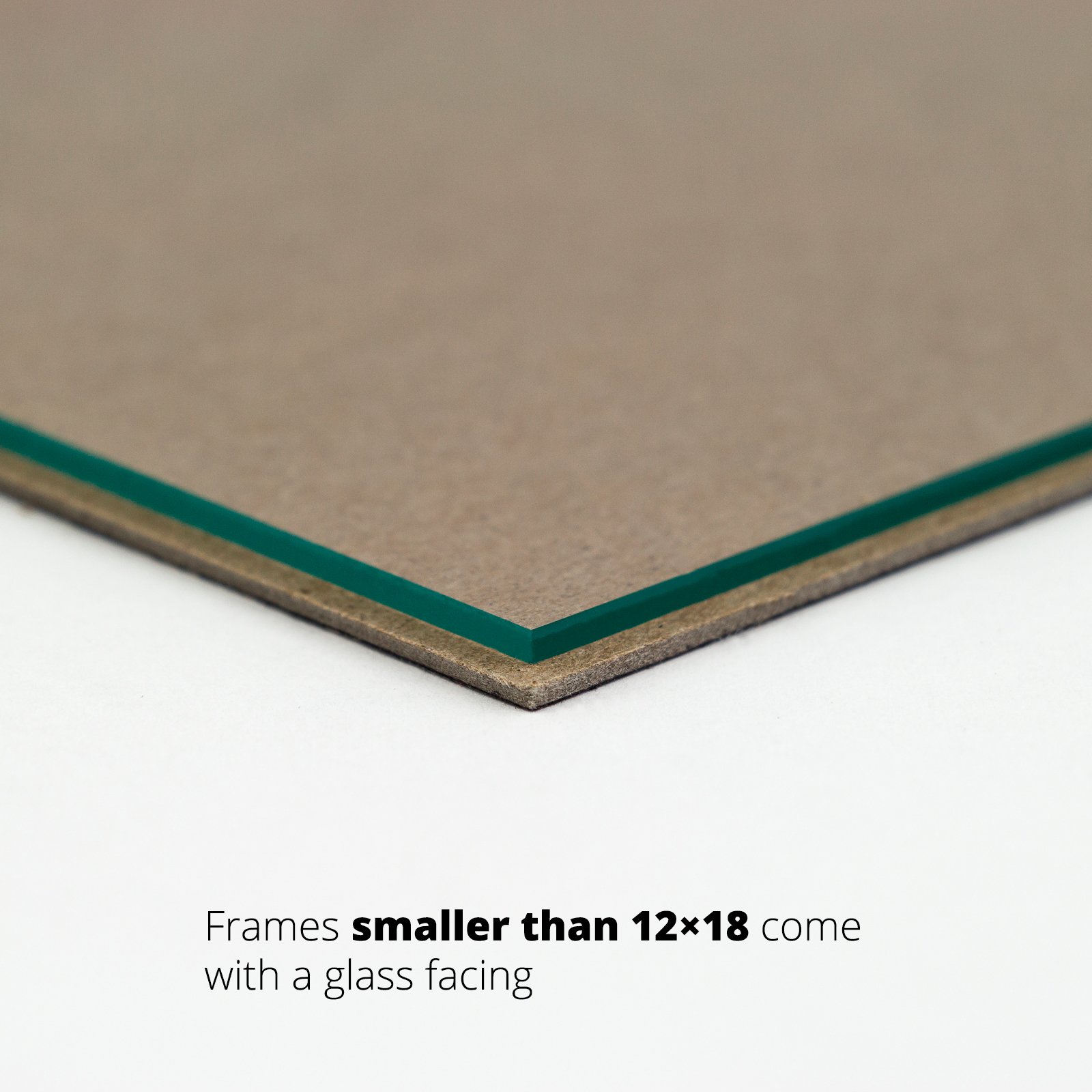 Craig Frames Bauhaus 10x12 Picture Frame - Stainless Brass for Wall Art Display