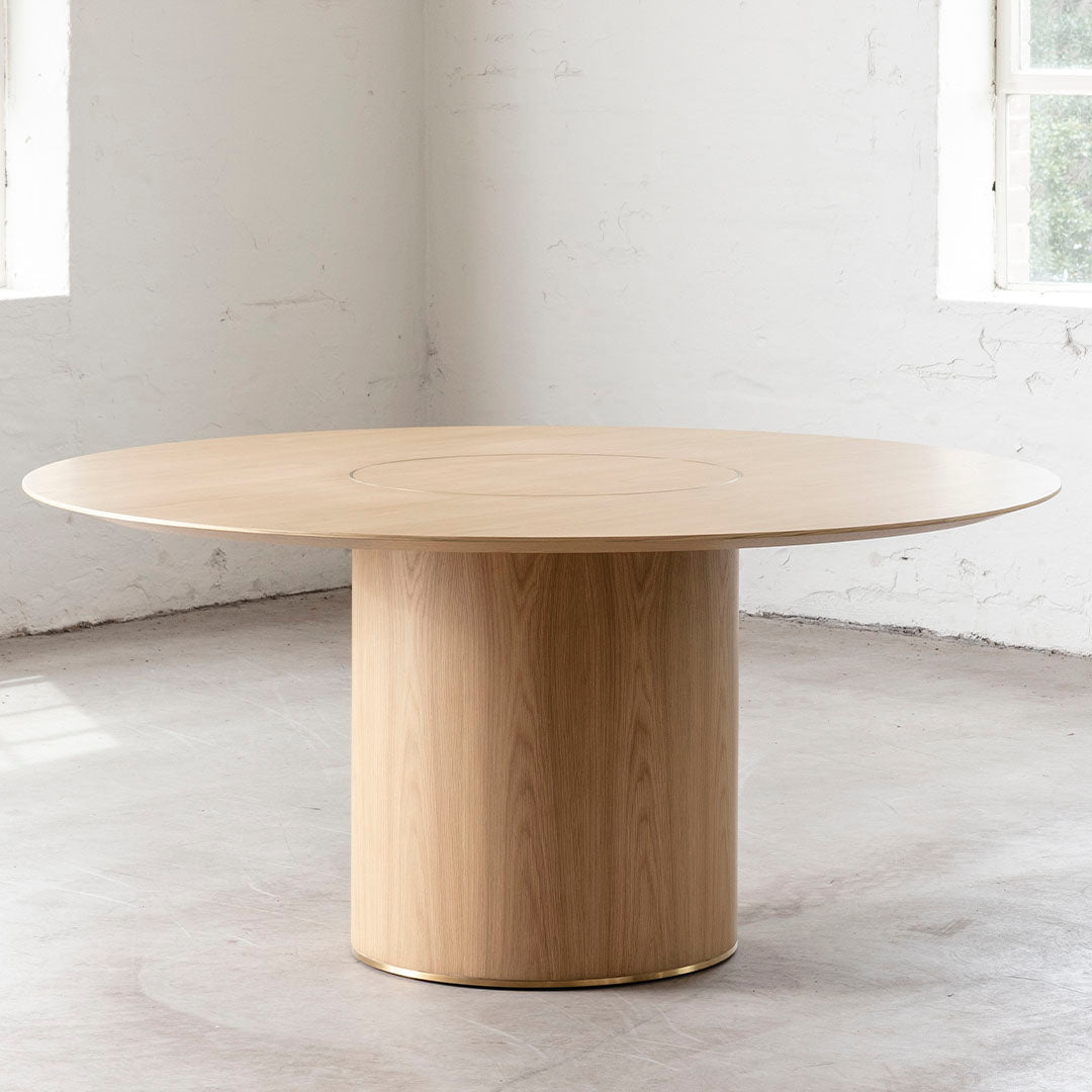 Crawford Modern Dining Table - 6 Seater Solid Wood Kitchen Table for Dining Room | Perfect for Family Gatherings & Dinner Parties