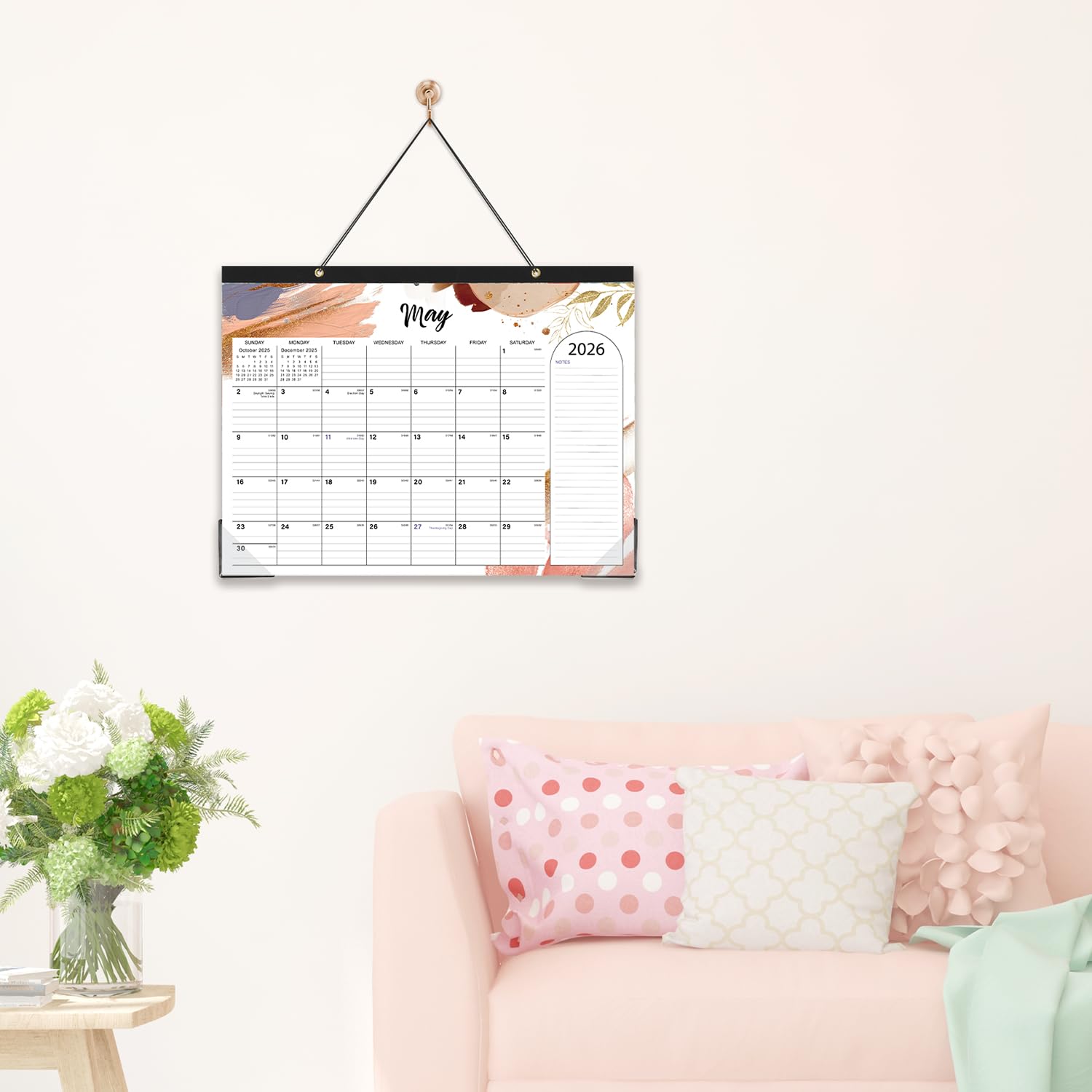 2025-2026 18-Month Large Desk Calendar | July 2025 to December 2026 | 14.6