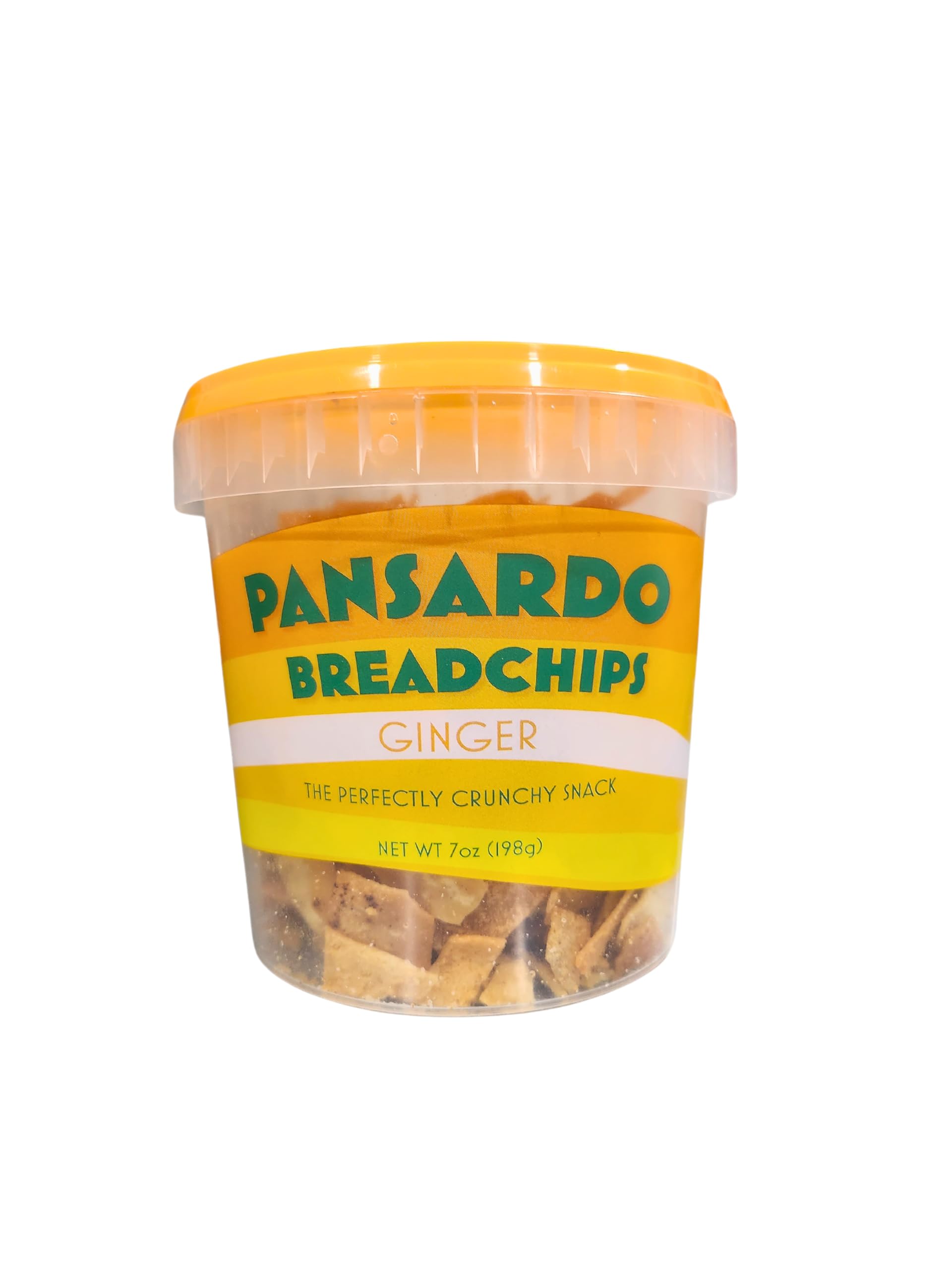 Pansardo Traditional Sardinian Bread Chips - Savory Ginger Flavor - 4 Pack - Crunchy Snack for Parties, Appetizers & Healthy Eating