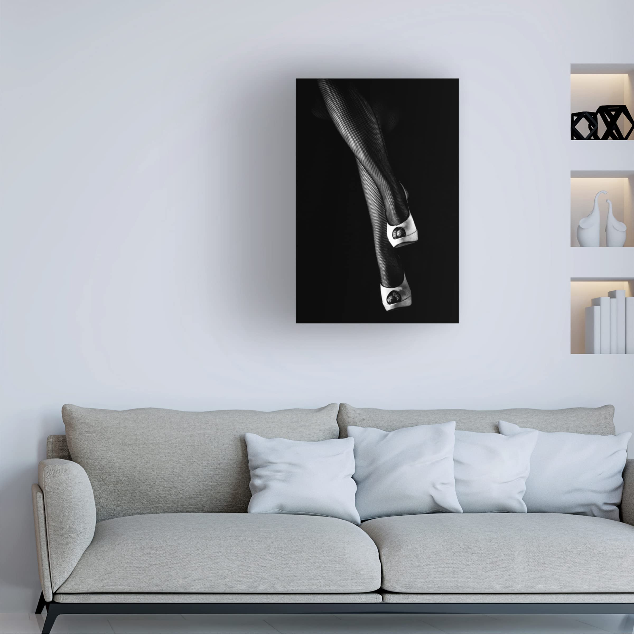 Trademark Fine Art 'Femininity' Canvas Wall Art by Aida Ianeva - Elegant Home Decor for Living Room & Bedroom