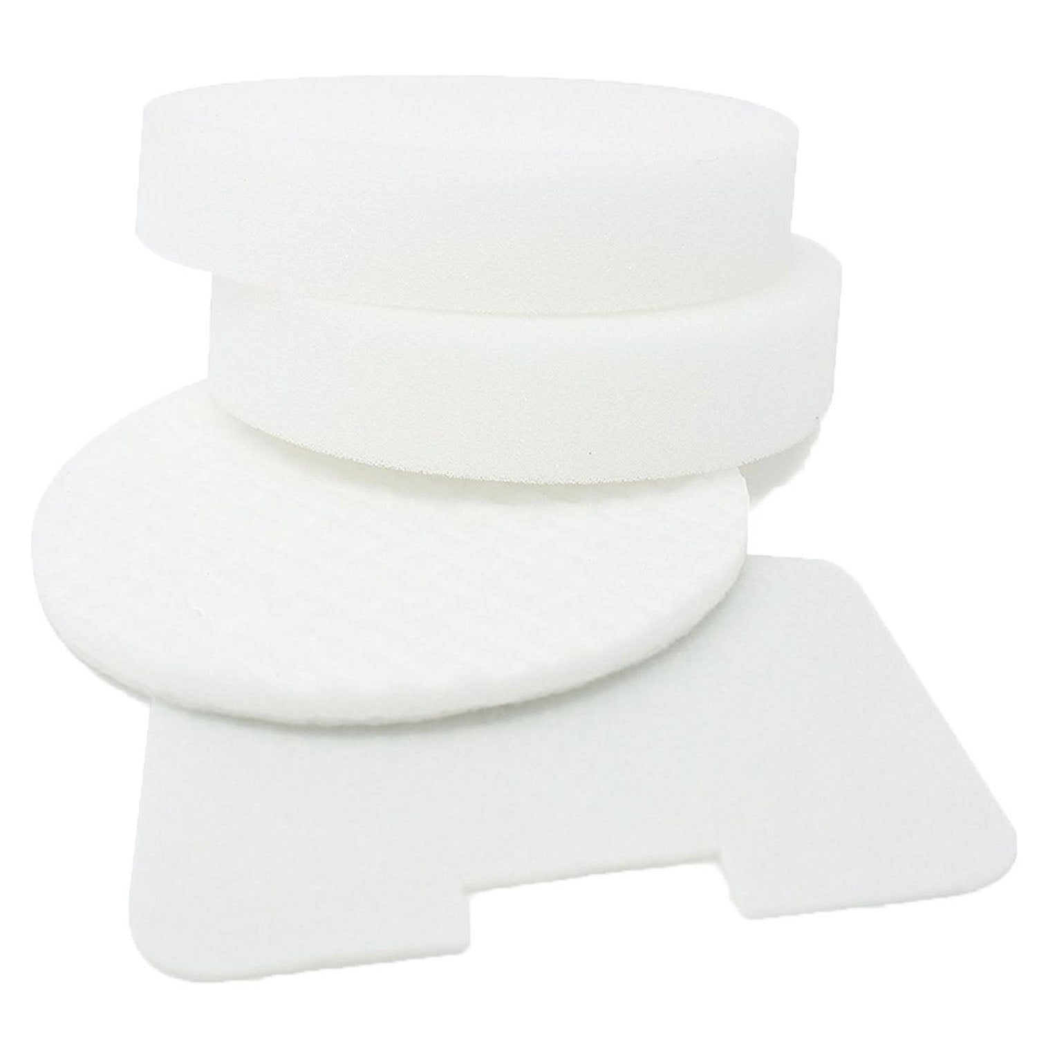 MaximalPower Replacement Foam & Felt Filters for Shark NV22L Vacuum Cleaner - 2 Pack Circular Filters with Exhaust Filter | Compatible with Shark NV22L Series | Perfect for Pet Hair, Dust & Allergen Removal