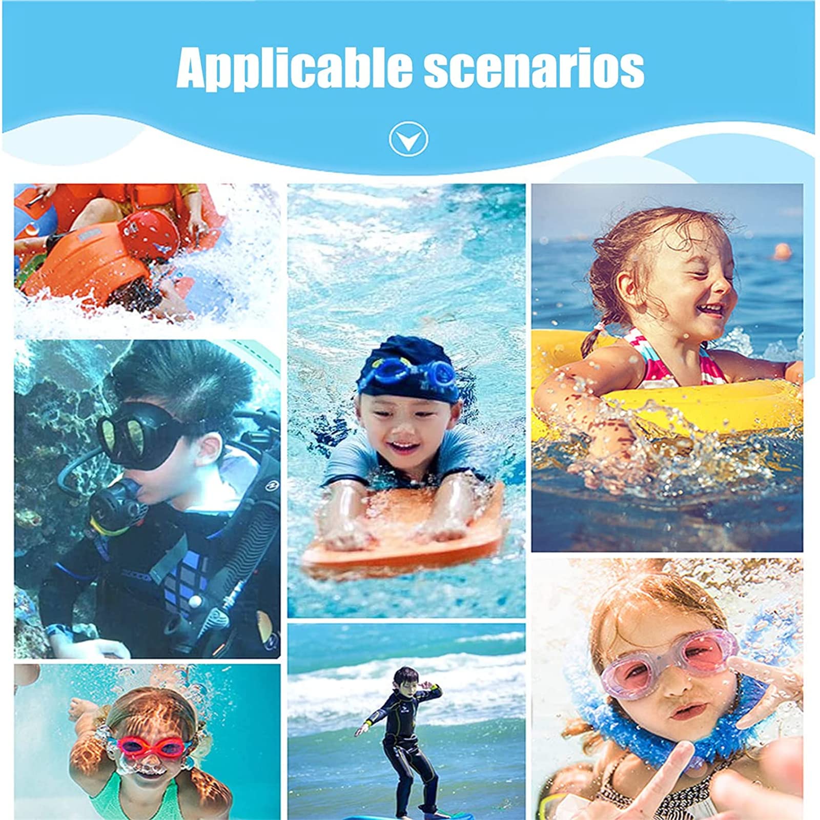 2.5mm Neoprene Kids Wetsuit for Swimming, Diving & Surfing | Thermal UV Protection One-Piece Swimsuit for Boys & Girls Ages 2-11 | Perfect for Beach, Pool & Water Sports (Blue)