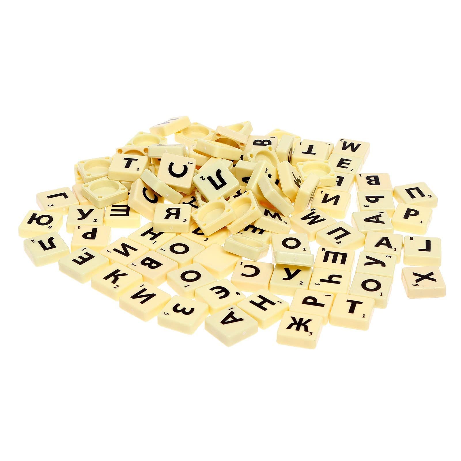 Russian Scrabble - Classic Word Maker Board Game Set for Adults | Crossword & Codewords Puzzle | Family Game Night, Party Entertainment & Brain Training