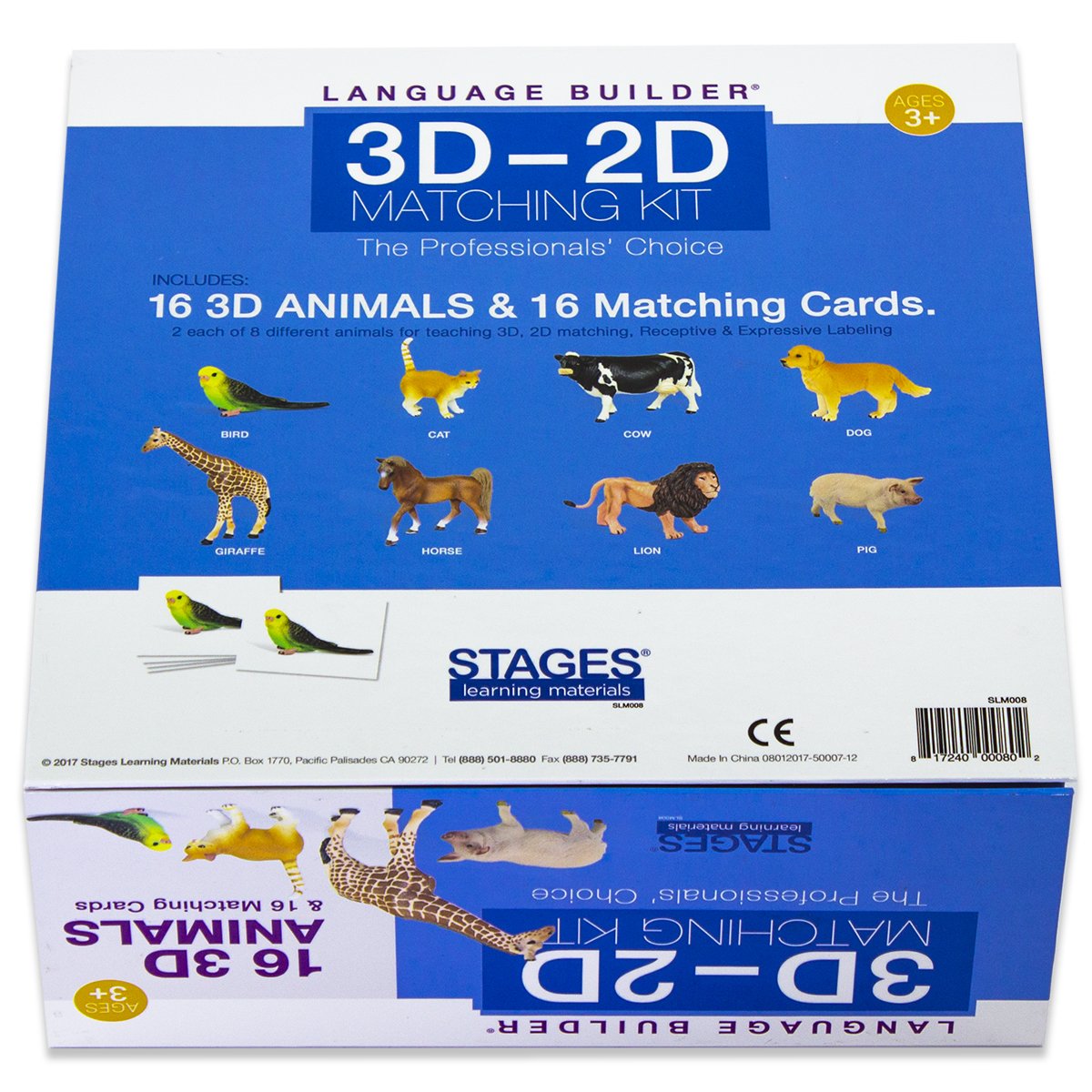 3D-2D Matching Kit for Autism Learning - Language Builder Flashcards with Realistic Toy Figures & Photo Cards | ABA Therapy Materials for Speech Development & Cognitive Skills | Perfect for Home, Classroom & Therapy Sessions