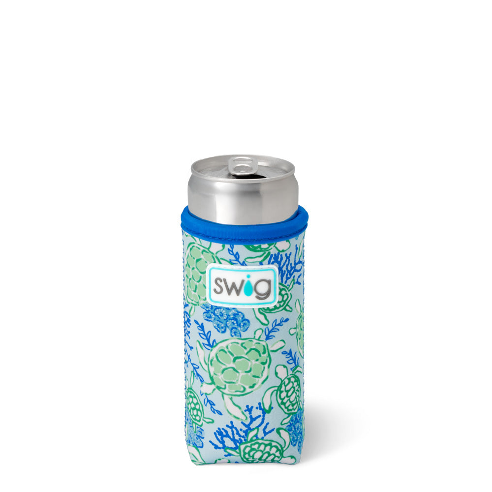 Shell Yeah Slim Can Cooler - Insulated Beverage Sleeve for 12oz Cans - Perfect for Beach, Pool Parties & Outdoor Adventures