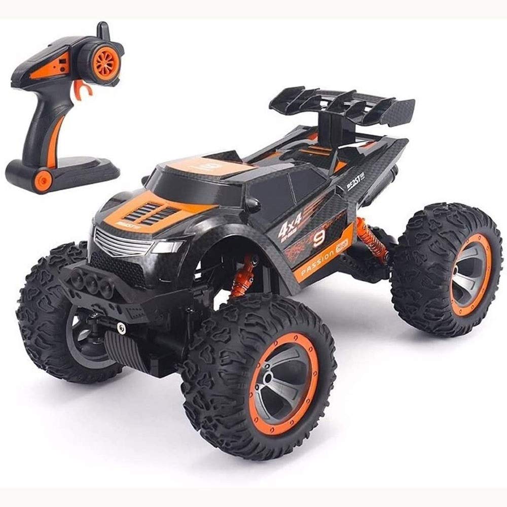 LLQAI 1:12 Scale Remote Control Car for Kids - 2.4GHz 35km/h Electric RC Racing Buggy with 4WD, Speedy Bigfoot Off-Road Vehicle - Perfect for Outdoor Play, Backyard Racing & Birthday Gifts