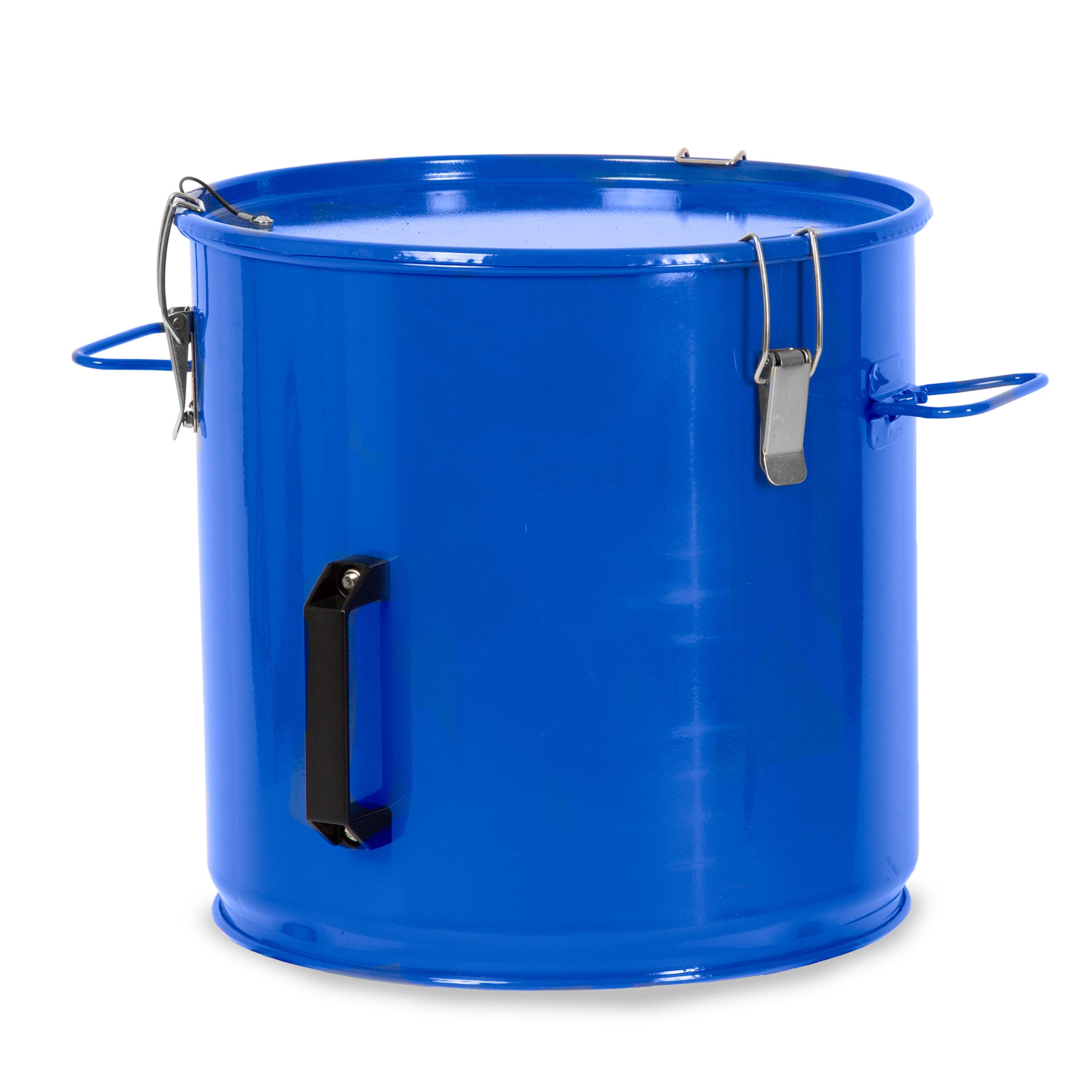 Crutello 6 Gallon Grease Disposal Bucket with Locking Lid - Safe Hot Oil Storage & Transport Container for Restaurants, Food Trucks & Home Kitchens - Perfect for Used Cooking Oil, Deep Fryer Oil & Grease Disposal