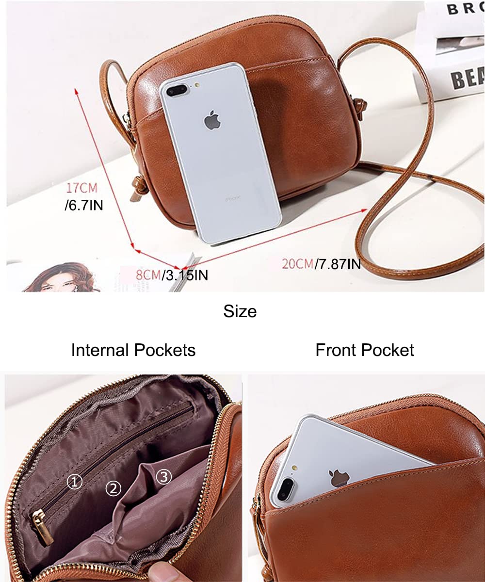 Stylish Women's Crossbody Bag - Small Cute PU Leather Mini Shoulder Purse, Fashionable Lightweight Phone Bag for Girls | Perfect for Daily Use, Travel, Shopping & Parties