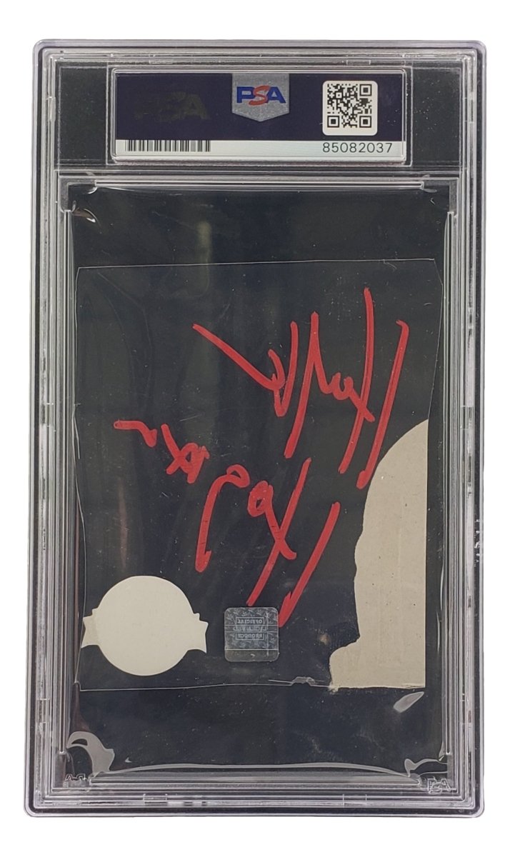 Hulk Hogan Autographed WWE WWF Cut Signature PSA/DNA Certified 85082037 - Wrestling Memorabilia for Collectors & Sports Fans