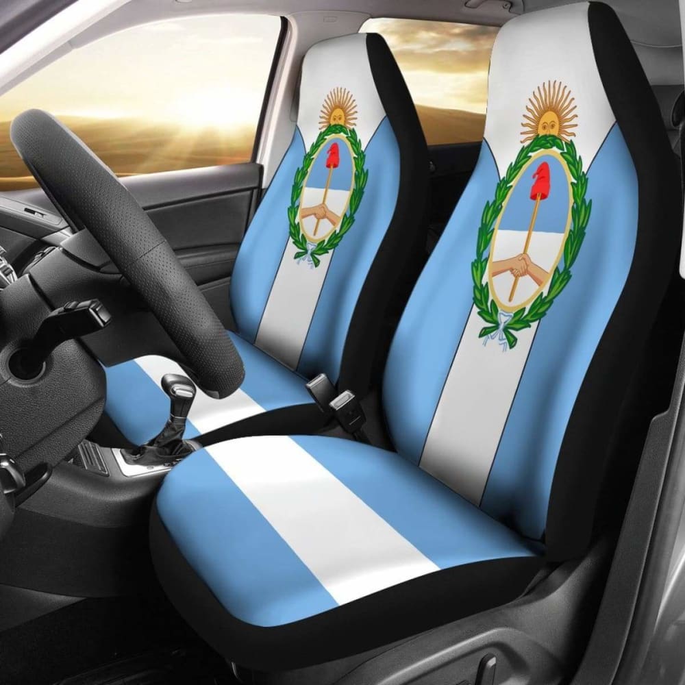 Argentina Coat of Arms Car Seat Cover - Durable & Stylish for Cars, Trucks, SUVs - Perfect for Patriotic Drivers & Gifts