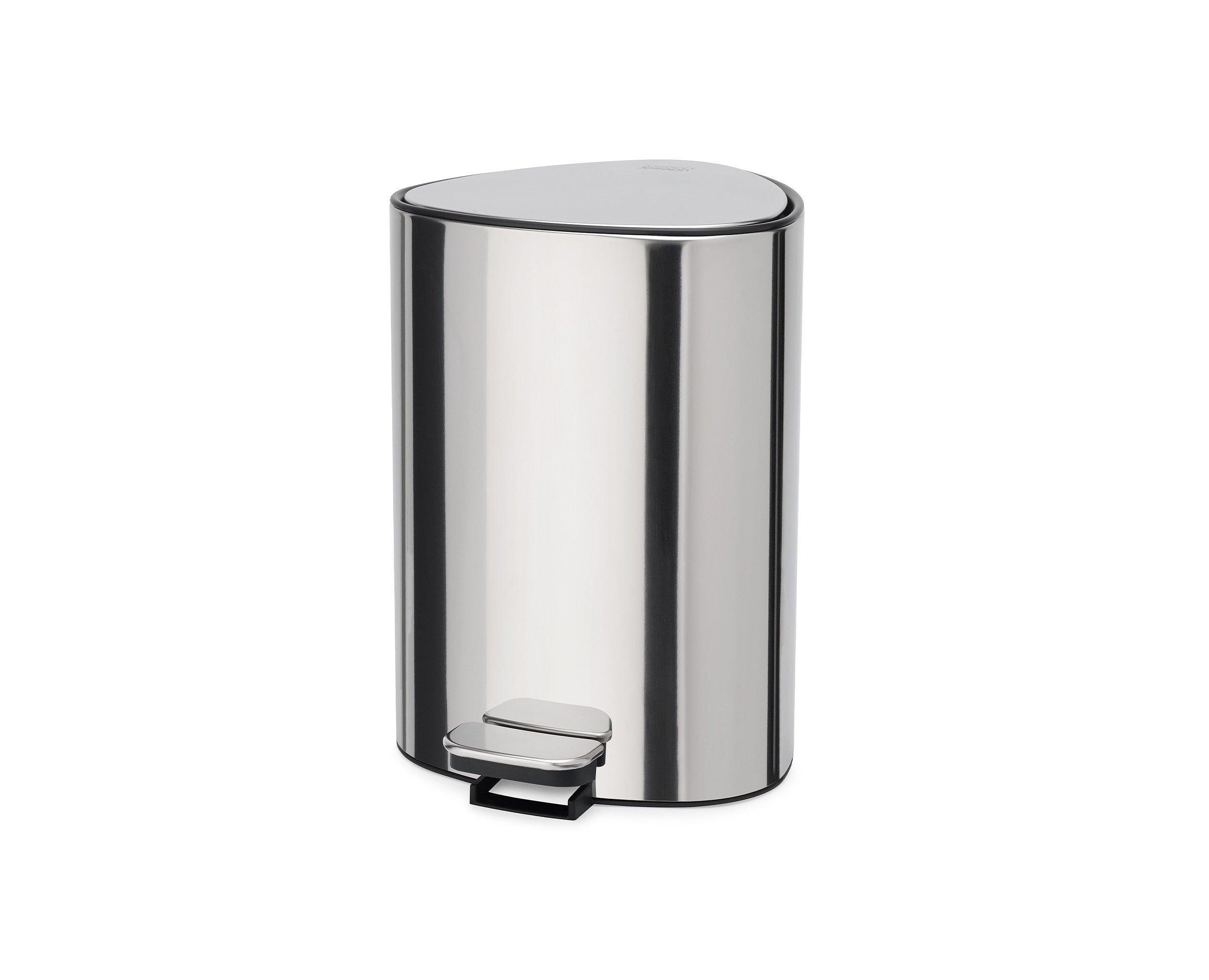 Premium 5L Stainless Steel Step Trash Can - Modern Kitchen & Office Waste Bin with Foot Pedal for Hands-Free Use