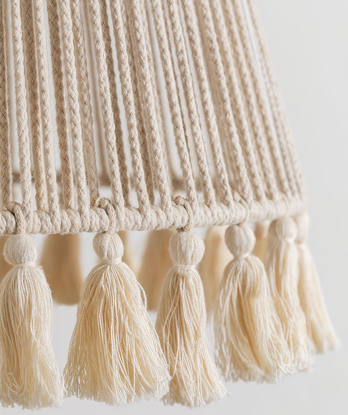 Stylish Chase Tassel Pendant Light Fixture - Modern Hanging Chandelier for Dining Room, Kitchen Island & Bedroom Decor