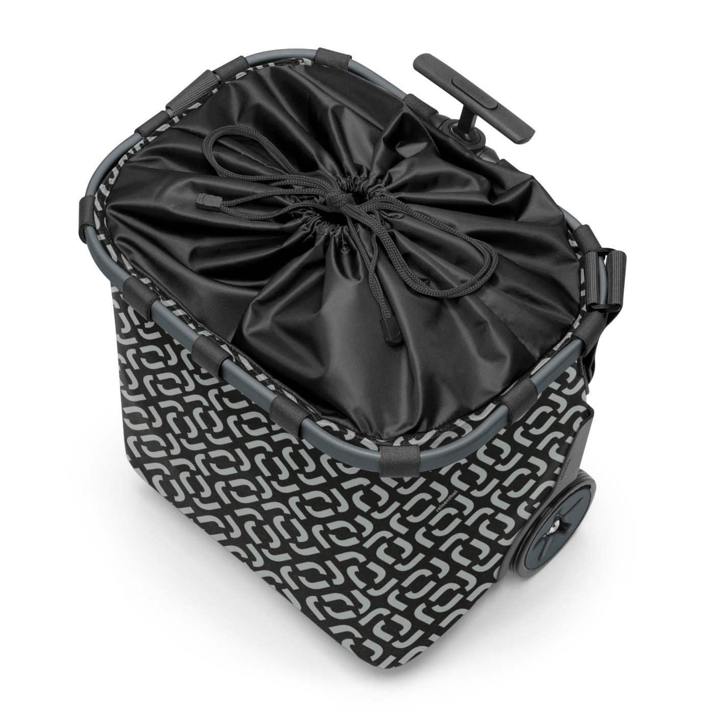 Reisenthel Foldable Shopping Bag - Black, One Size, Lightweight & Durable Tote for Groceries, Travel, and Daily Use | Perfect for Supermarket, Commuting, and Beach Trips