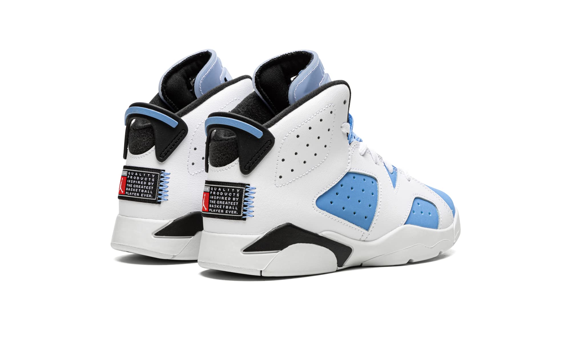 Jordan Air 6 Retro Sneakers - University Blue & White - Pre-School Size DV3605-410 | Kids Basketball Shoes for School & Play