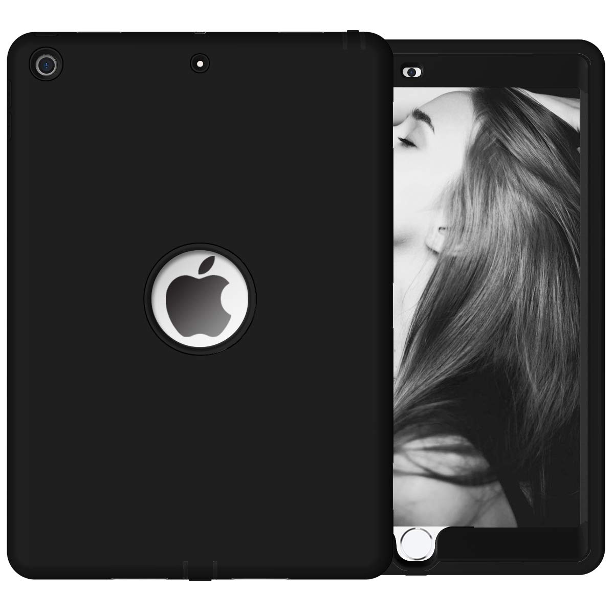 UZER Heavy Duty Shockproof iPad 10.2 Case (7th Gen 2019) - 3-Layer Hybrid Protective Cover with Hard PC & Anti-Slip Silicone for iPad 10.2-inch 7th Generation (2019 Model) | Perfect for Travel, School & Outdoor Use