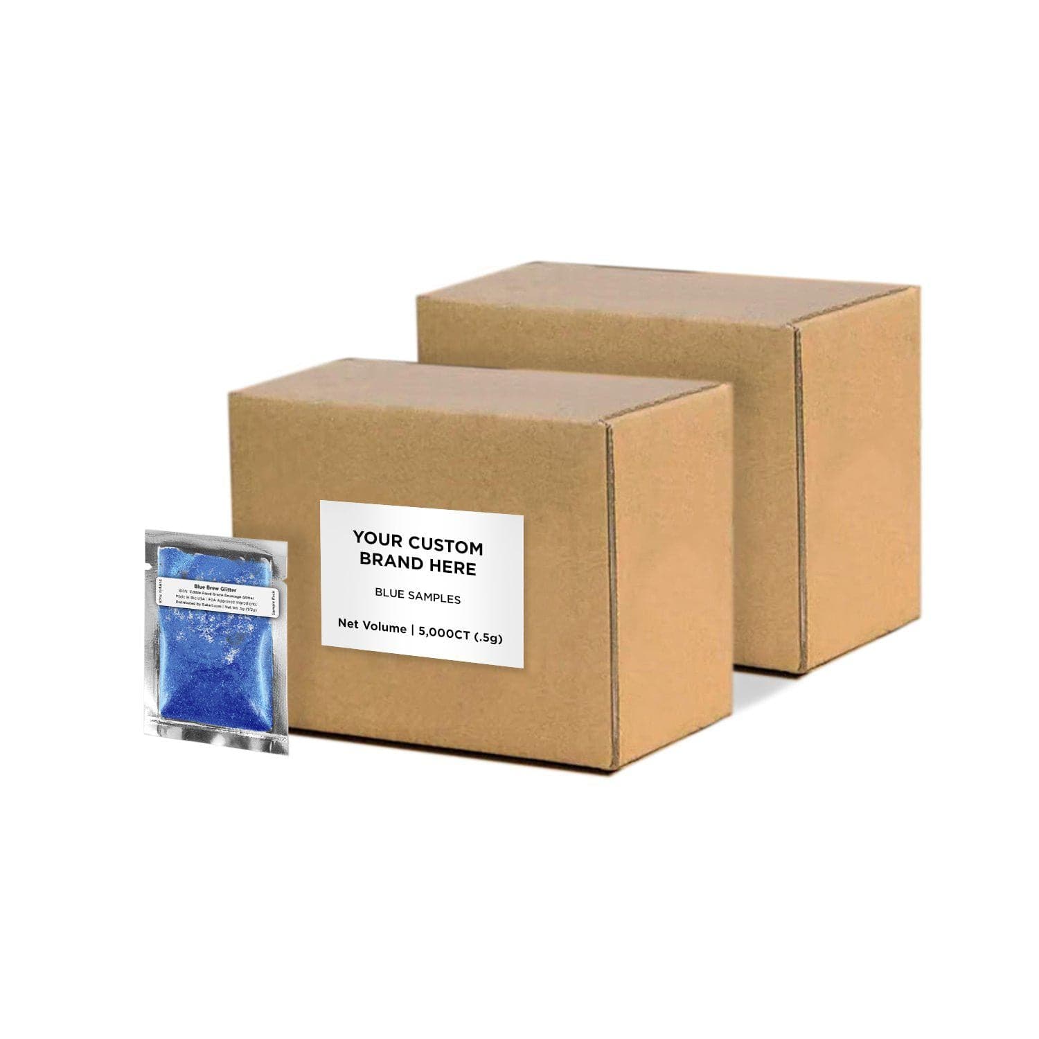 Blue Brew Glitter® Sample Packs - Bulk Case for DIY Crafts, Nail Art & Resin Projects | Private Label Glitter for Professional & Home Use