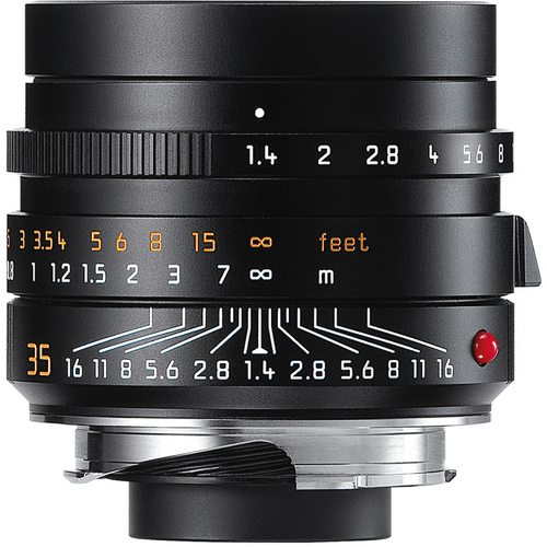 Leica Summilux M 35mm f/1.4 ASPH Lens for Leica M Cameras - Black | Professional Fast Prime Lens for Street & Portrait Photography | Perfect for Low Light & Travel Photography