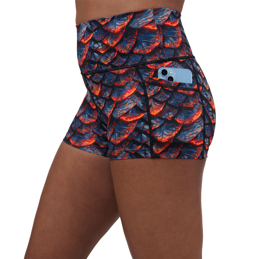 Molten Dragon Men's Athletic Shorts - Lightweight Quick-Dry Gym Workout Running Basketball Shorts for Men - Perfect for Training, Sports & Casual Wear