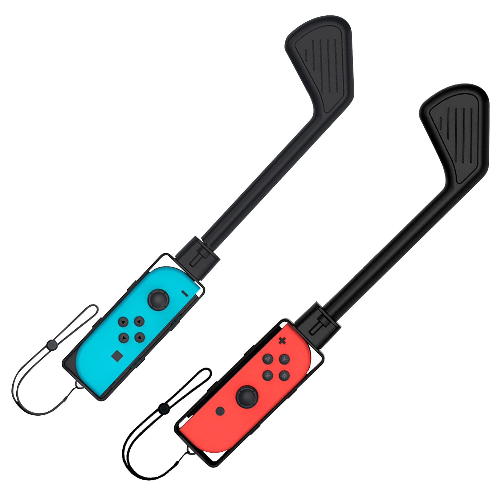 F FINEC Mini Golf Club for Nintendo Switch - Joy-Con Gamepad Controller Grip with Wrist Straps | Compatible with Mario Golf Super Rush | Perfect for Home Entertainment & Party Games