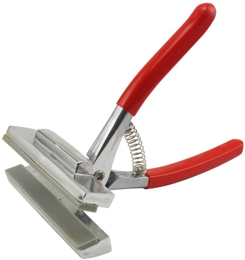Professional Extra Wide Canvas Pliers 4 3/4 Inch - Heavy Duty Spring Return Handle with Comfort Grip - Perfect for Upholstery, Leatherworking & DIY Crafts