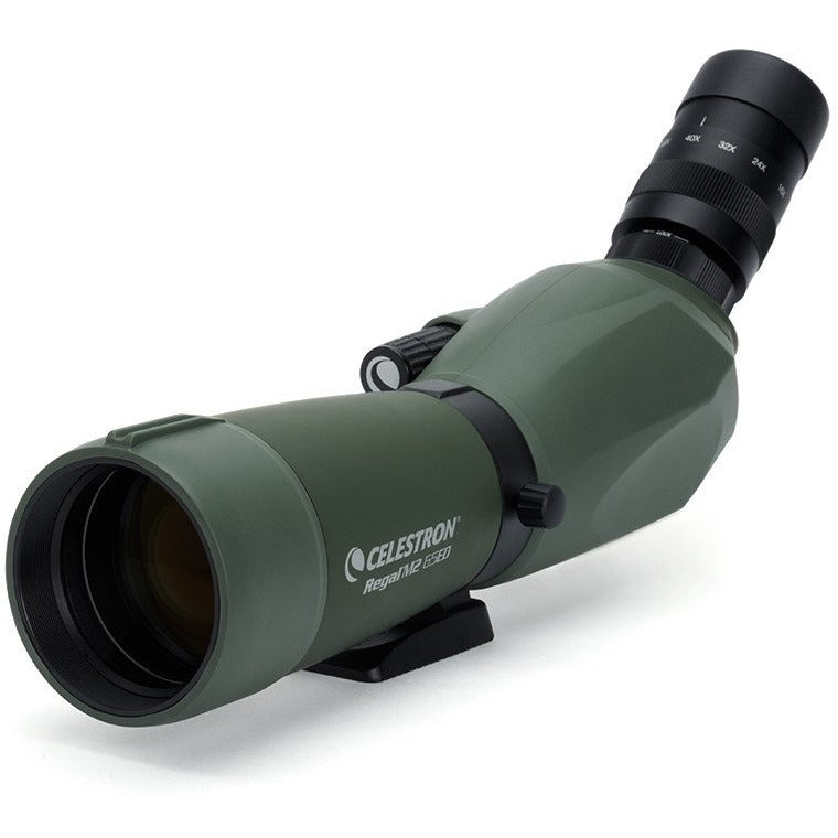 Celestron Regal M2 16-48x65mm ED Angled Zoom Spotting Scope - High Power Bird Watching & Target Shooting Telescope for Outdoor Enthusiasts
