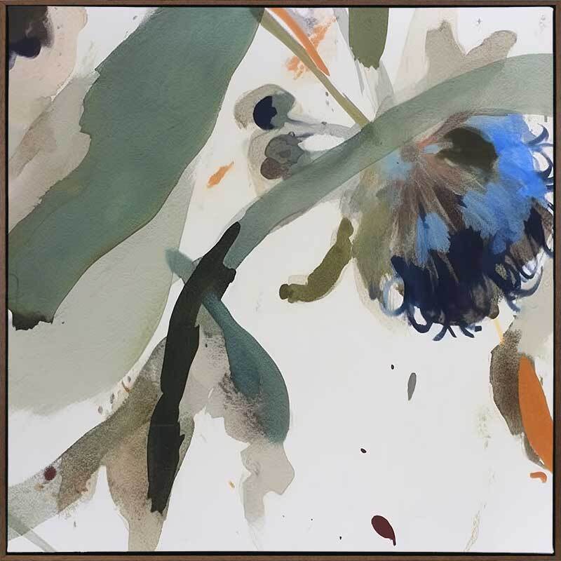 Blue Nectar I Canvas Art Print - Handmade Wall Decor for Living Room, Bedroom & Office - Modern Abstract Painting for Home Decoration