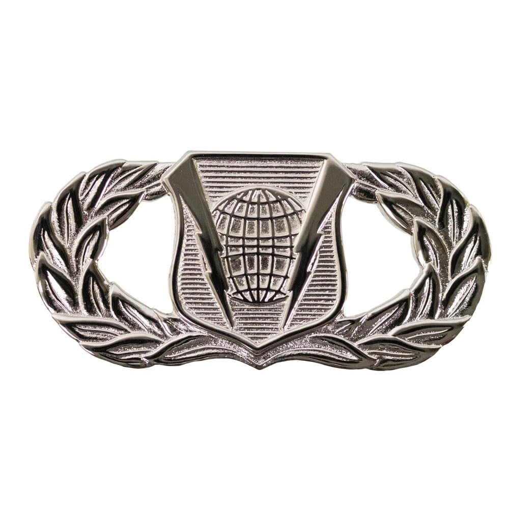 US Air Force Badge - Official Regulation Size Command & Control Insignia - Perfect for Military Uniforms, Collectors & Patriotic Displays