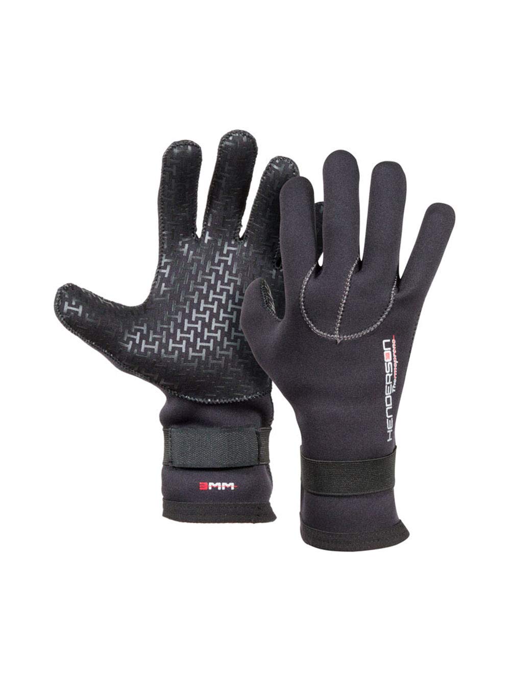 Henderson 3mm Neoprene Wetsuit Gloves with Velcro Closure - Medium Size for Scuba Diving, Snorkeling & Water Sports