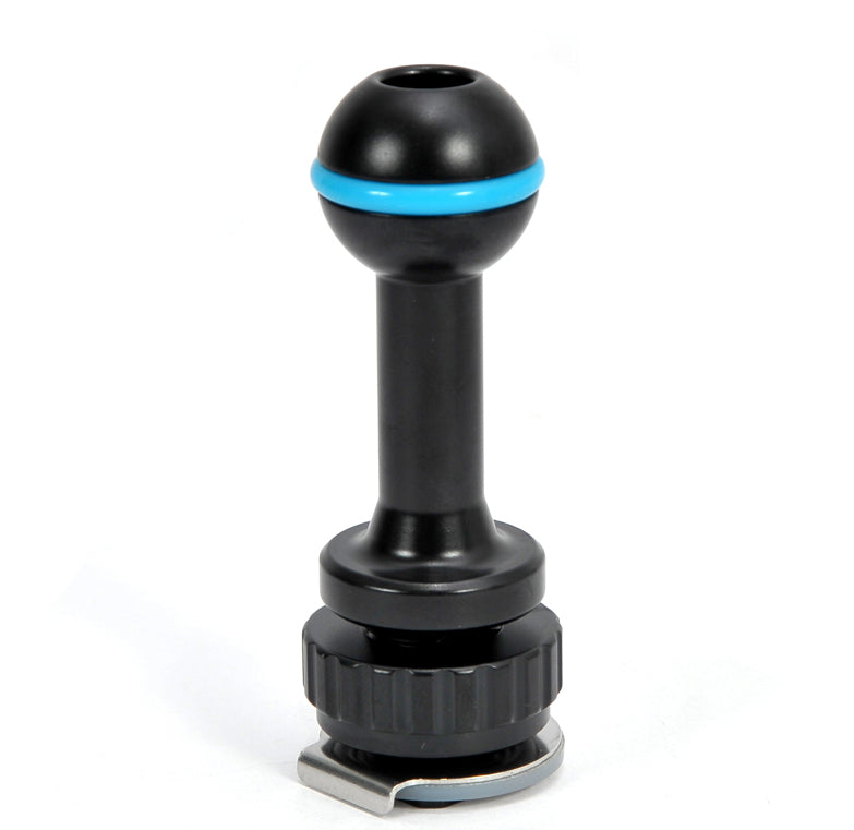 Long Strobe Mounting Ball for Cold Shoe - Universal Camera Flash Accessory for Photography & Videography