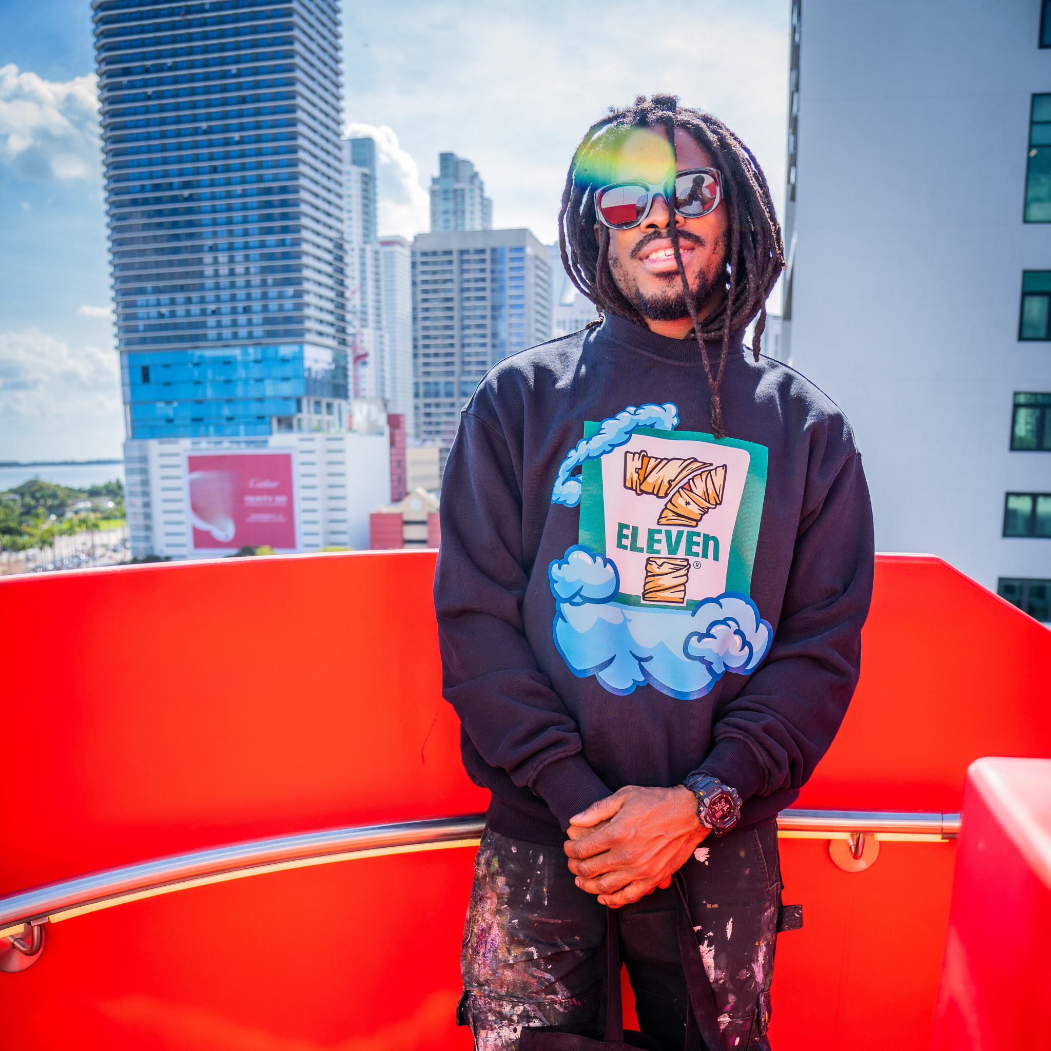 7 Eleven® x Blue the Great Mummy Crewneck Sweatshirt - Limited Edition Streetwear Hoodie for Men & Women | Perfect for Casual Wear, Halloween Costumes & Urban Fashion