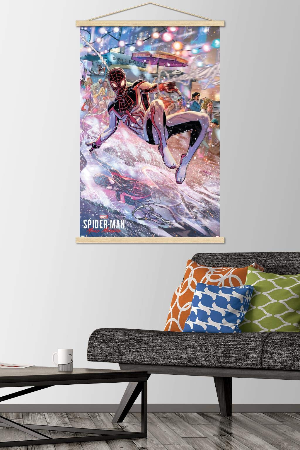 Marvel Spider-Man: Miles Morales Wall Poster by Javier Garron - 22.375