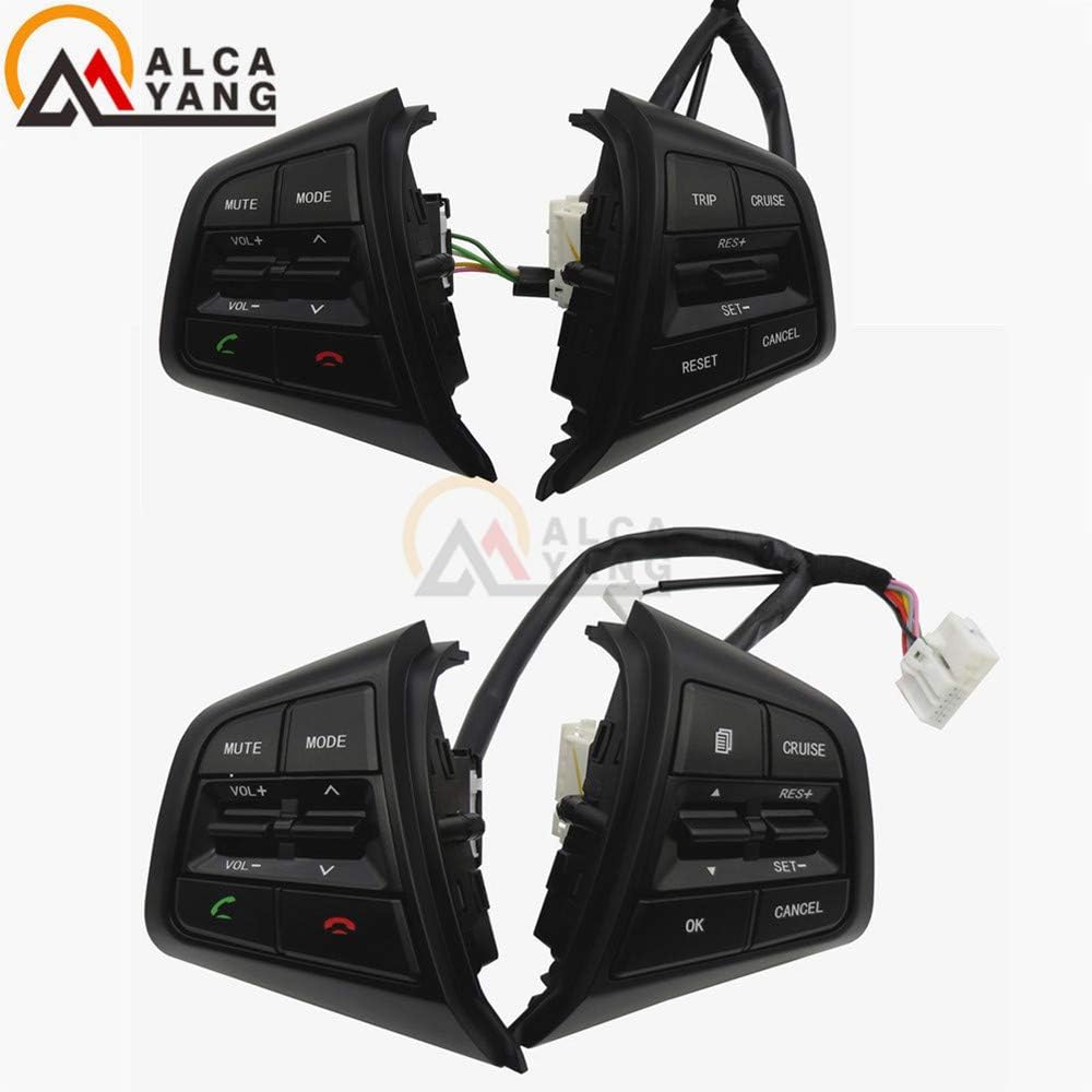 Hyundai IX25 Creta 1.6L 2.0L Steering Wheel Cruise Control Buttons with Remote Volume Control - Car Multimedia Accessory (Extension Wire) - Perfect for DIY Car Upgrades & Enhanced Driving Experience