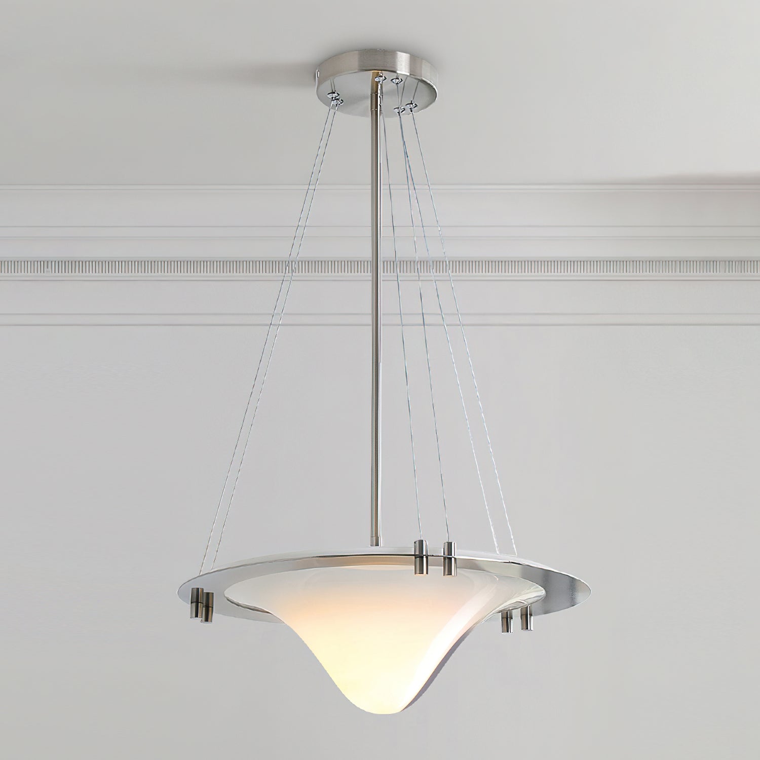 Modern Bento Pendant Light - Handcrafted Japanese Style Hanging Lamp for Dining Room, Kitchen Island, or Bedroom Lighting - Energy Efficient LED Ceiling Light Fixture with Warm White Glow