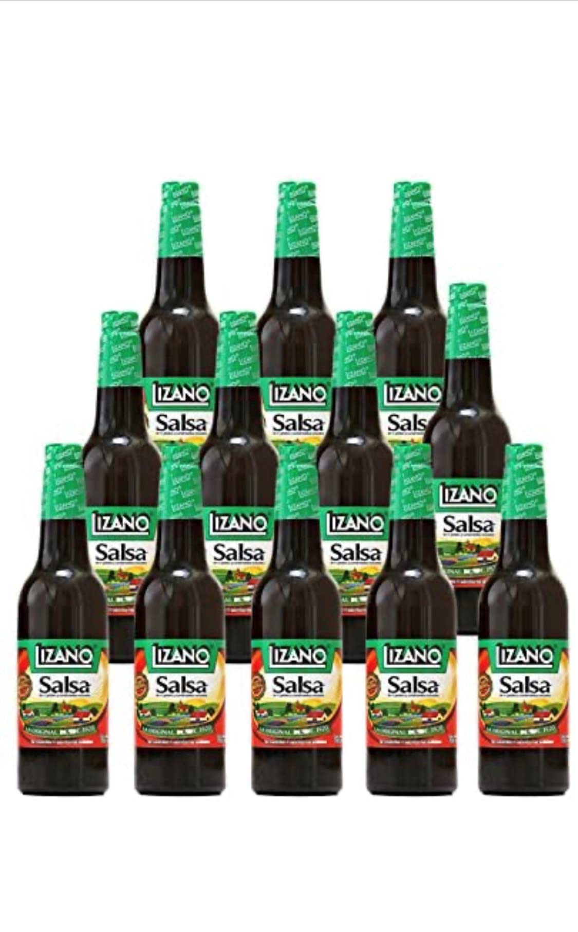 Lizano Salsa Sauce 9oz (12 Bottles) - Authentic Costa Rican Flavor for Tacos, Burritos & Latin Dishes - Perfect for Restaurants, Catering & Home Cooking