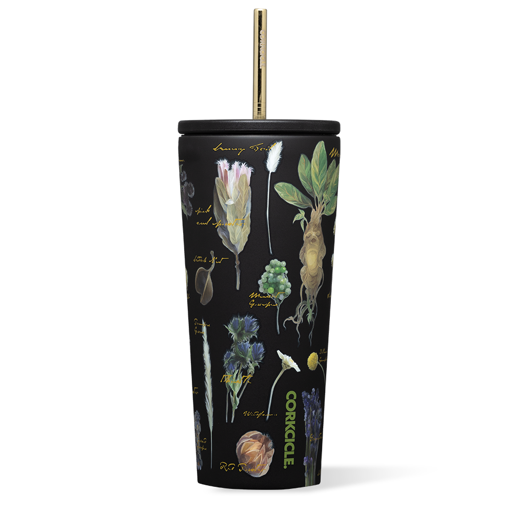 Harry Potter Insulated Tumbler with Lid - 20oz Stainless Steel Cold Cup for Coffee, Tea & Iced Drinks - Perfect for Home, Office & Travel - Official Hogwarts Merchandise