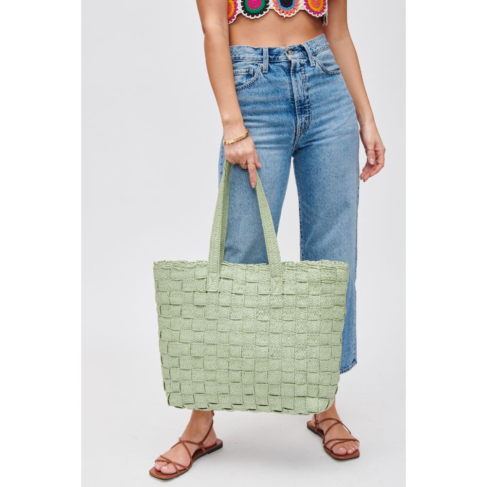 Freda Stylish Woven Tote Bag for Women - Lightweight & Durable Handbag for Shopping, Beach, Work & Travel | Perfect Everyday Carryall Purse