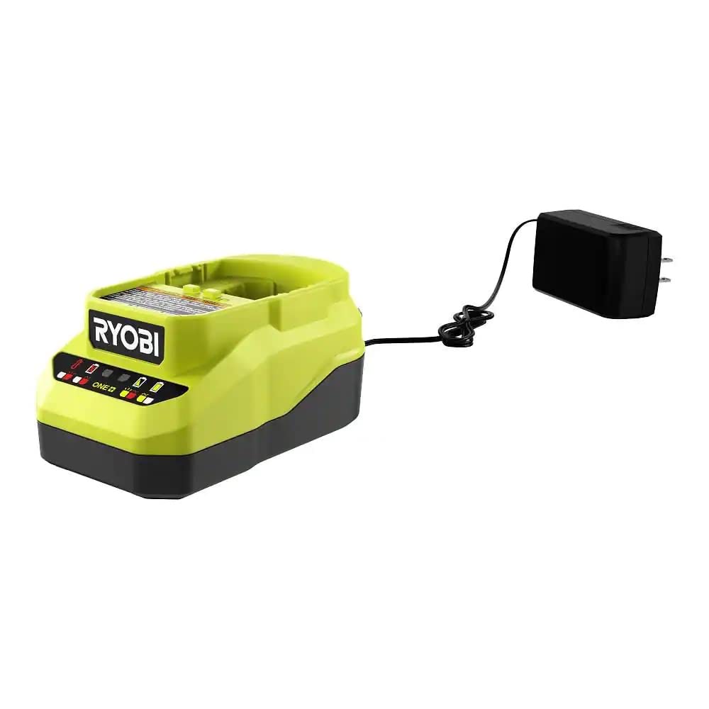 **ONE+ 18V Cordless Compact Power Scrubber Kit with 2.0 Ah Battery & Charger - Ideal for Deep Cleaning Tiles, Grout, Bathtubs, and Outdoor Surfaces**