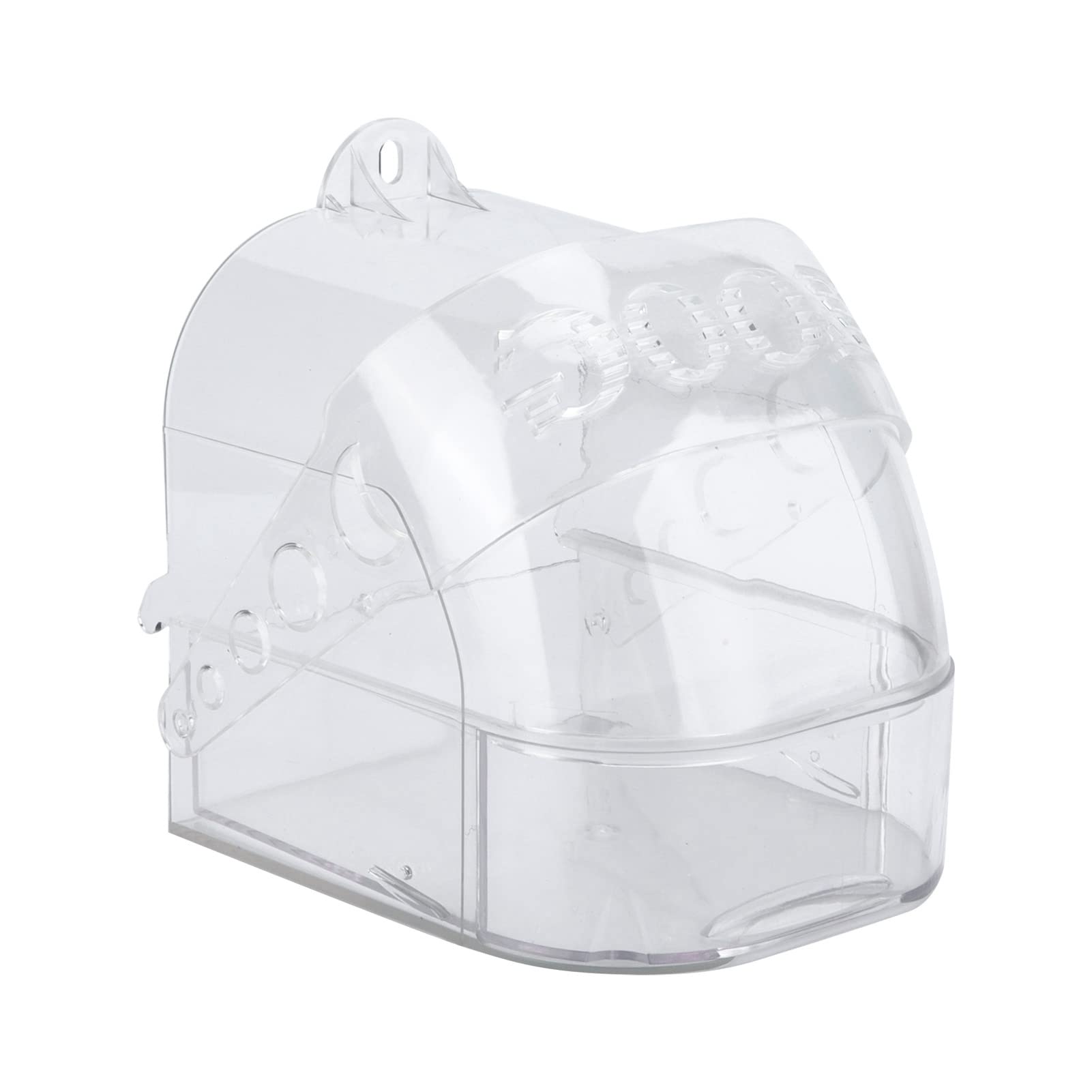 Safe Bird Bath Box for Small Parrots & Canaries - Portable Shower Cage for Healthy Feather Cleaning | Perfect for Home, Aviary & Travel Use