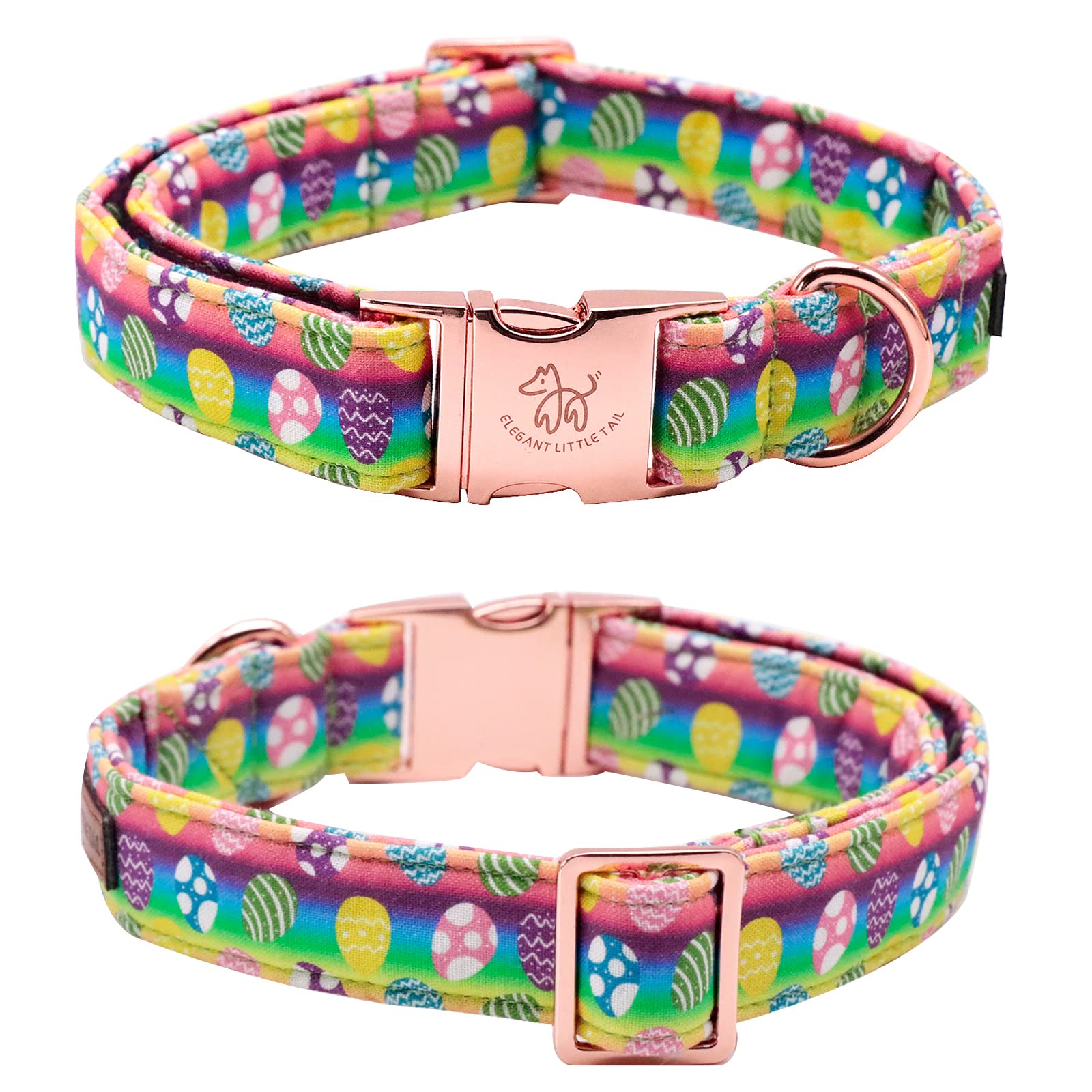Elegant Small Dog Collar with Bow Tie - Cute Easter Pet Accessory for X-Small Puppies | Perfect for Holidays, Parties & Photo Shoots