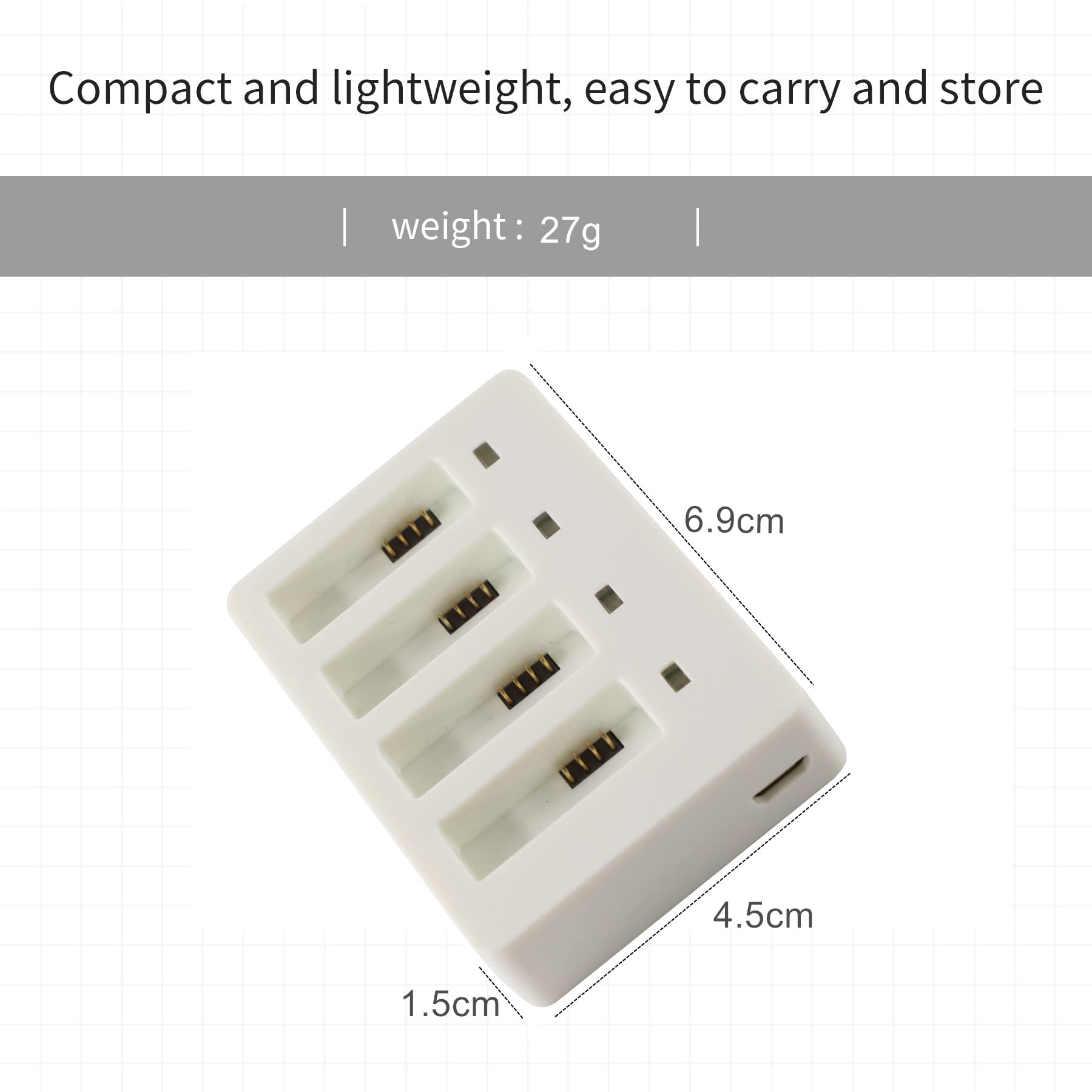 DJI Ryze Tello & Tello EDU Drone USB Charger - Fast Charging Battery Pack for Quadcopter - Perfect for Travel, Outdoor Adventures & STEM Education