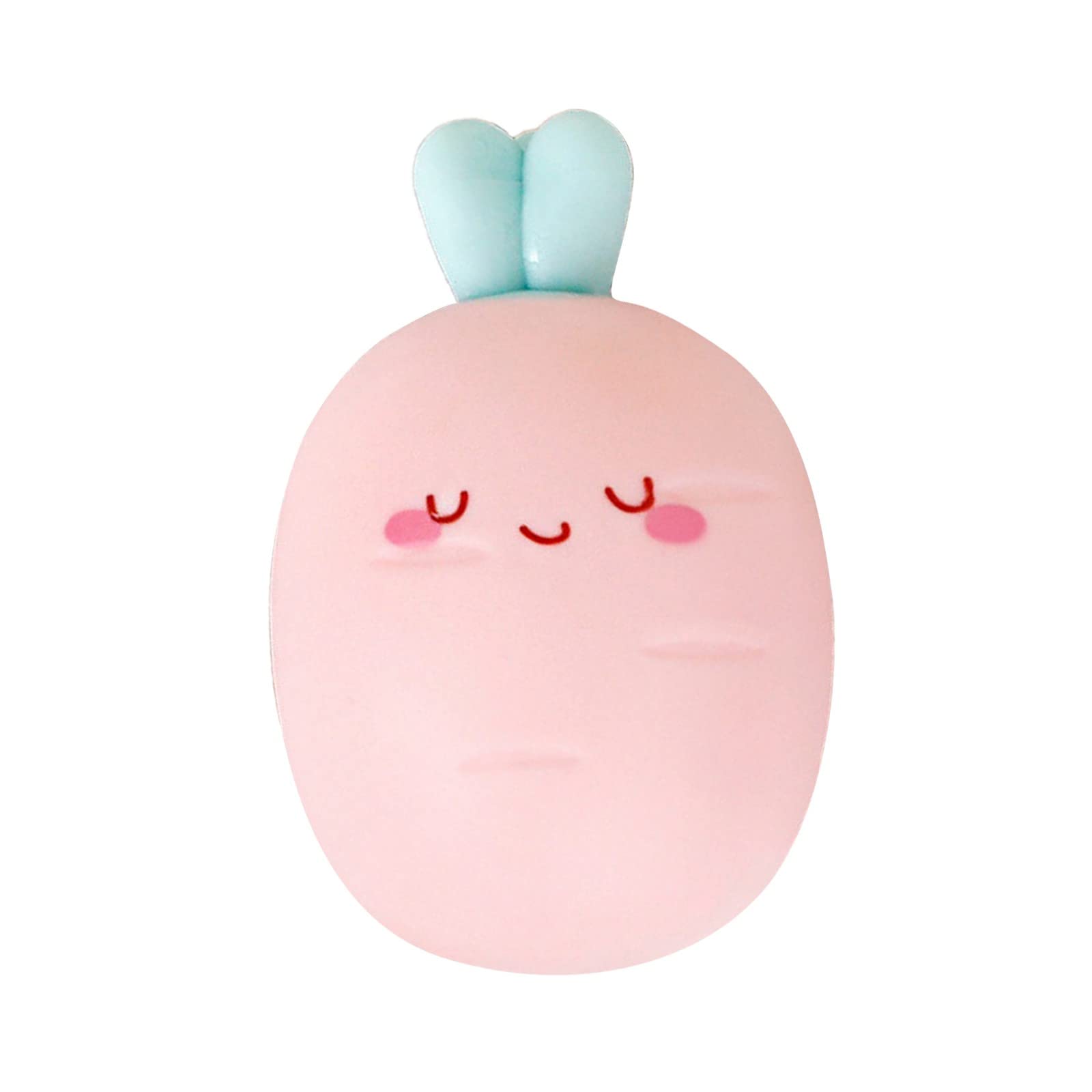 **3D Carrot Stress Relief Toy - Multicolor Pinch & Squeeze Sensory Fidget Toy for Kids & Adults - Anxiety Relief, Easter Basket Stuffer, Classroom & Office Desk Gadget**