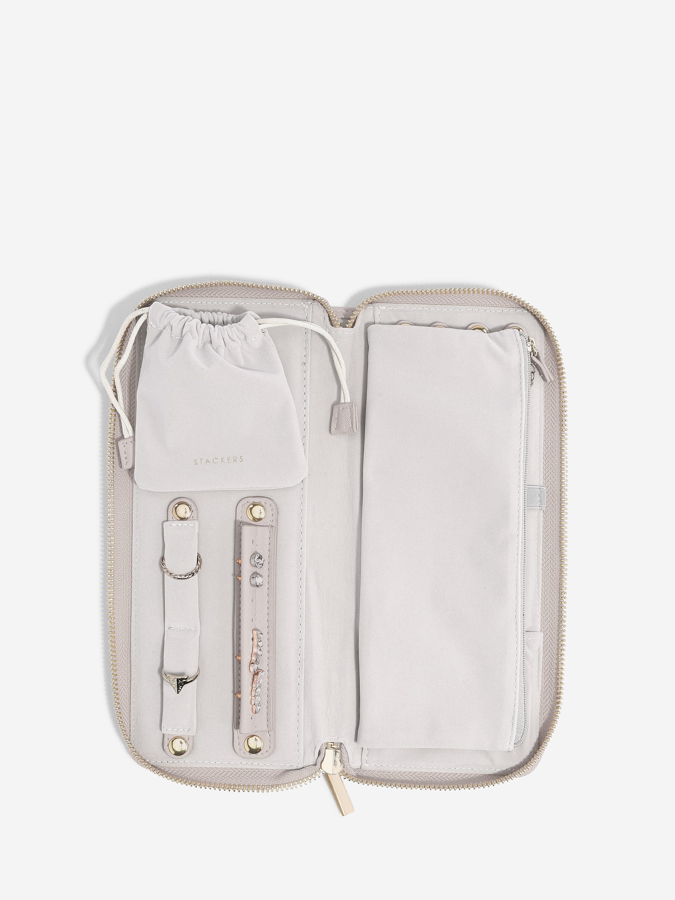 Premium Jewelry Roll Organizer - Travel Jewelry Case with Multiple Pockets for Necklaces, Rings & Earrings - Perfect for Travel, Gifts & Storage